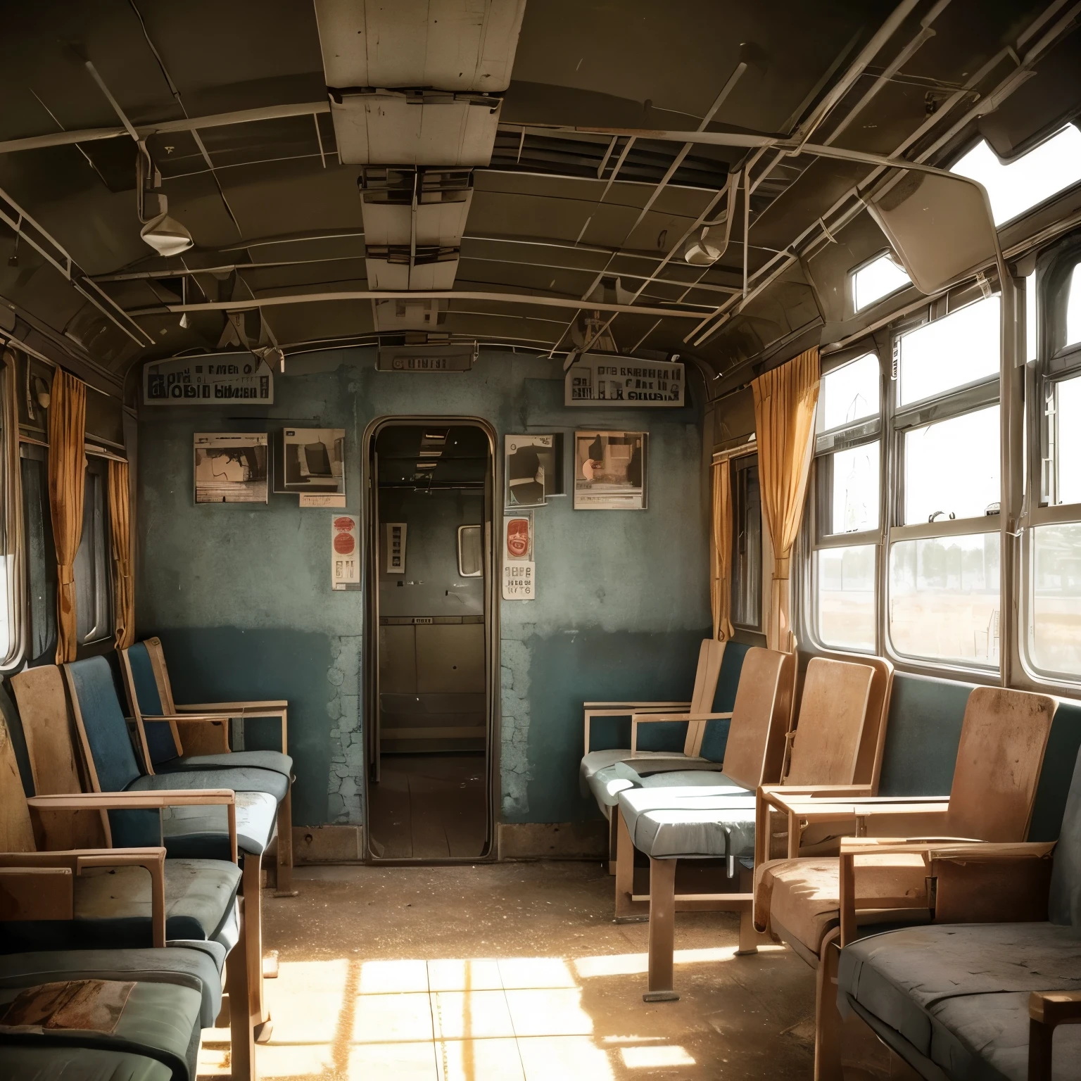 Holocaust, that shows a little of hope in the disaster of the war, inside of a train