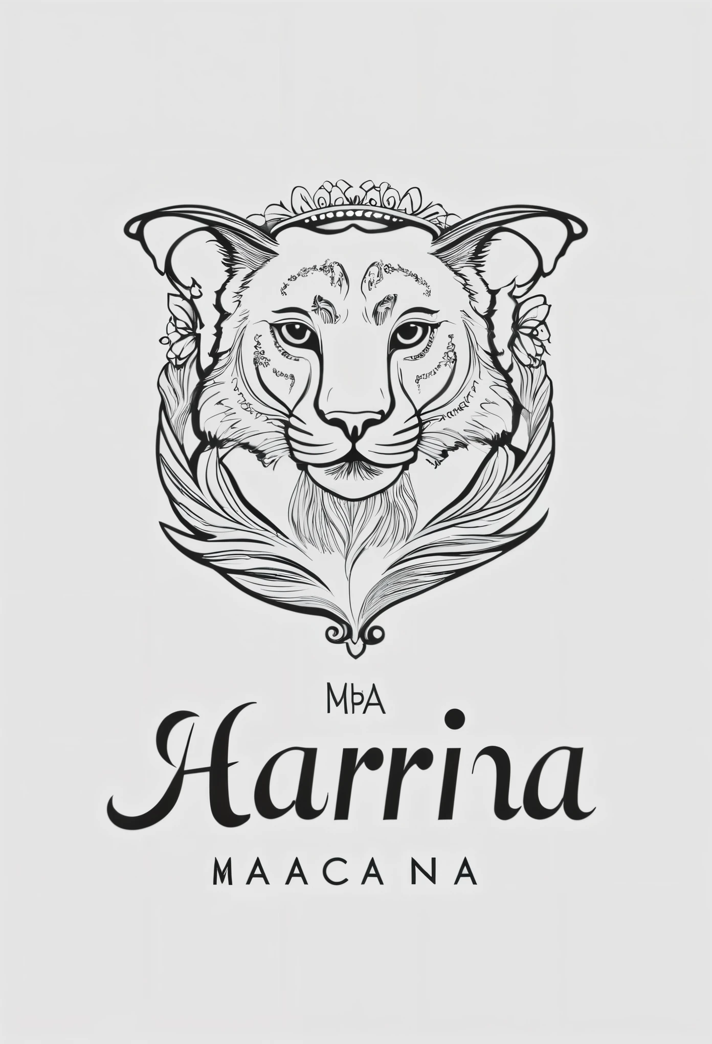 Haceme un logo con el nombre de Brillith Macarena barria barria, en formato formal