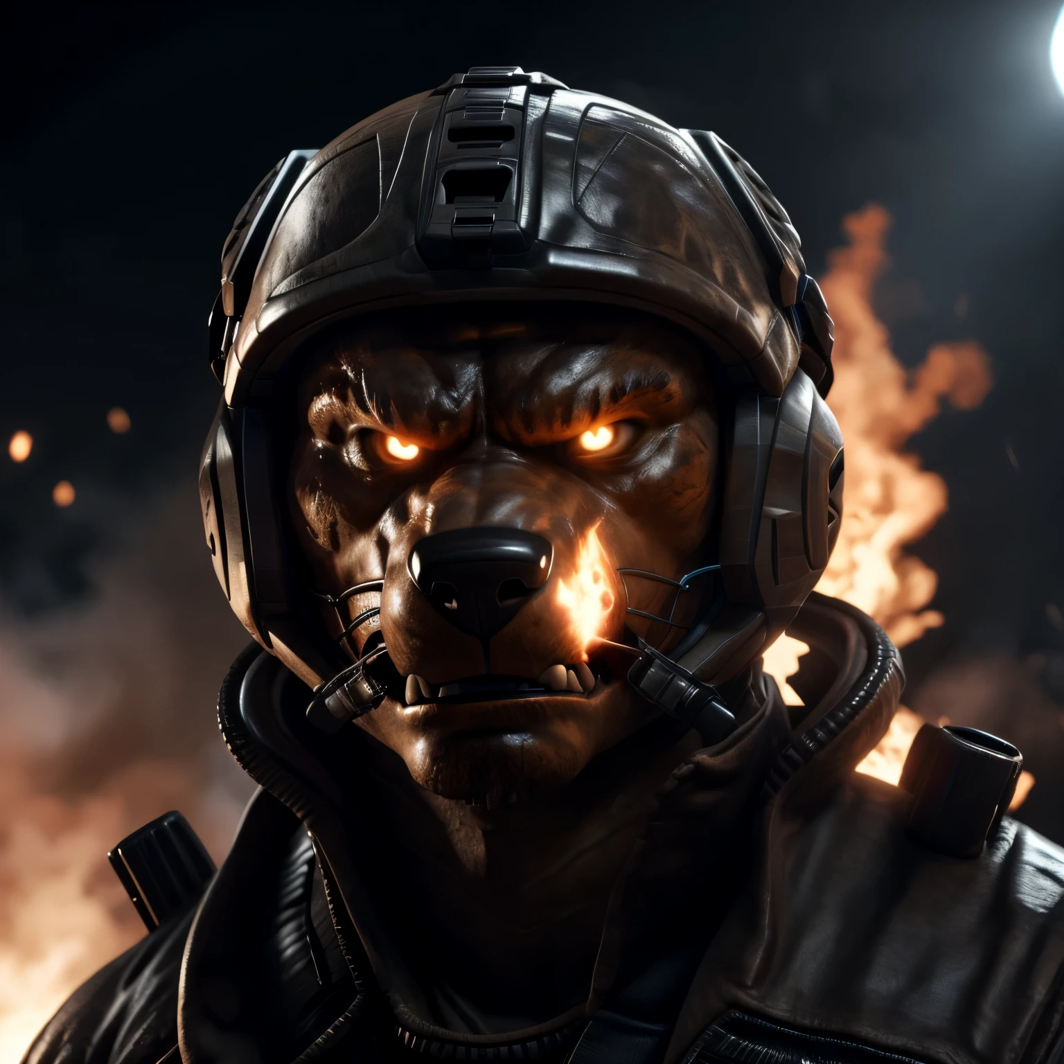 Headshots in a Free Fire game, epically portrayed in a series of vivid and captivating image prompts:

1. A muscular, determined headshot of a character, mid-combat, gun grit imprinted on his chiseled jawline and focused gaze locked onto the viewer, rendered in high-definition with intricate detail, creating an unforgettable masterpiece. (By GamingMaster, best quality, masterpiece, ultra-realistic, dramatic expression, high contrast, tactical headgear, bright room)
2. A close-up, high-intensity image of a seasoned Free Fire player, wearing military-grade headphones and communicating tactics with