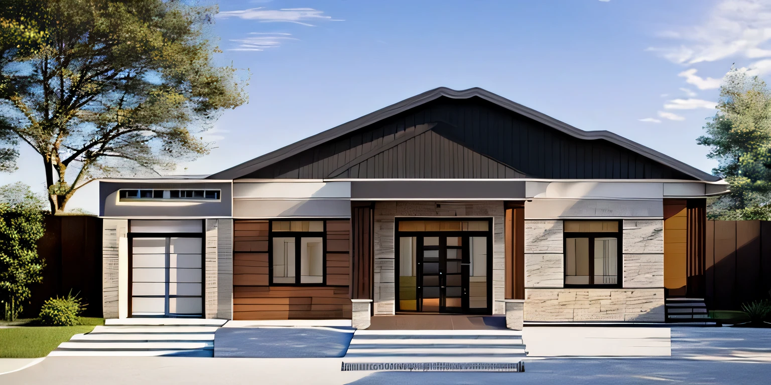 Raw photo,Masterpiece, high quality, best quality, authentic, house style modern , (daylight:1.1), vivid colour, (realistic:1.2),