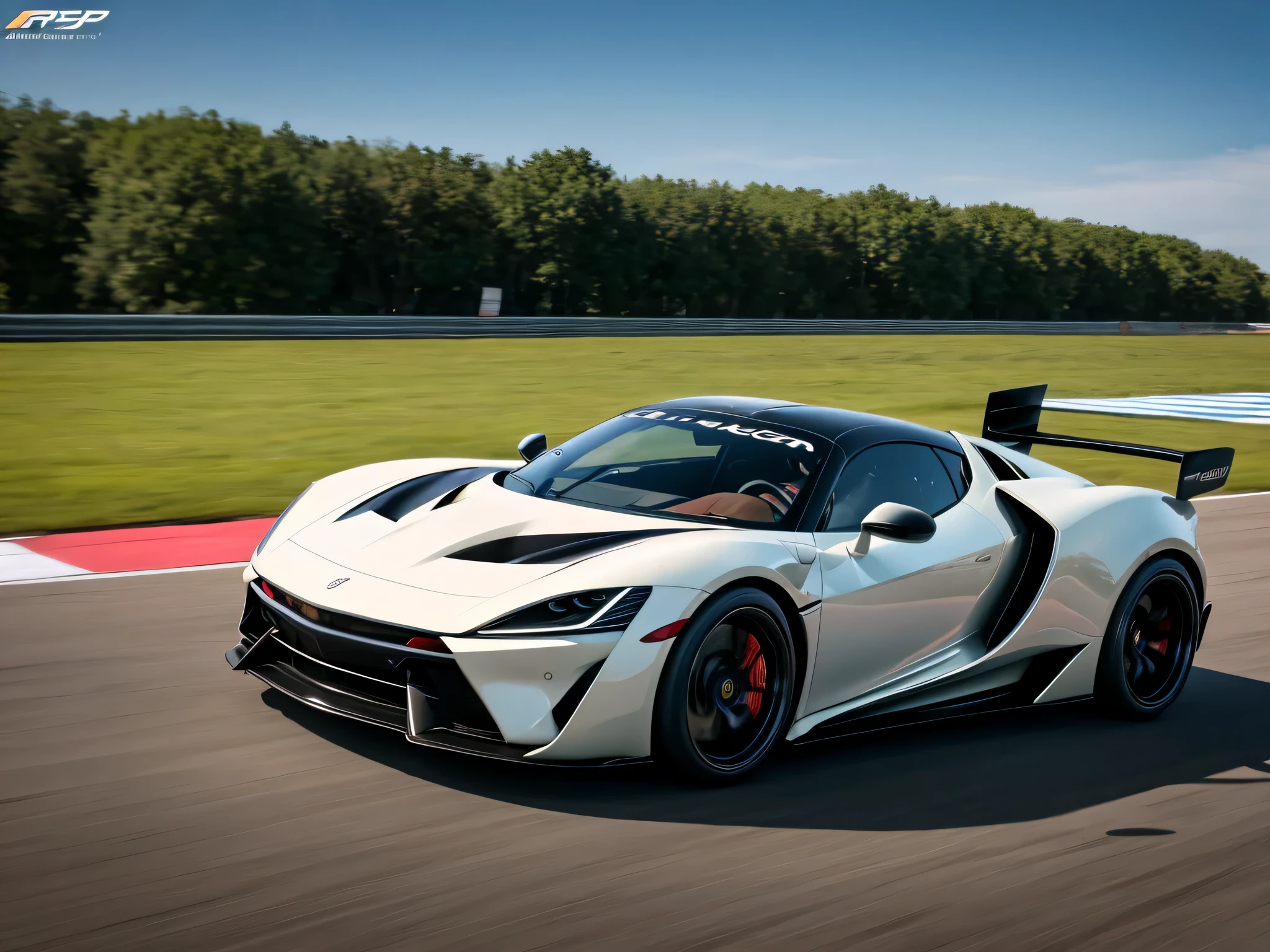 64K, UHD, super detail, best quality, best details, super realistic, photo realistic, 360 view, Ultra-Wide Angle, Wide-Angle, highly detailed race track, (an very attractive girl is standing in front of two detailed hyper cars, counting down to start the race, holding a small flag, lifting it when they pull away to race each other, wheels spinning, hyper car is racing full speed), (camera angle front wheel), ((showcasing the hyper car's power, motion blur, motion lines)), (detailed spinning tires, realistic tire smoke)