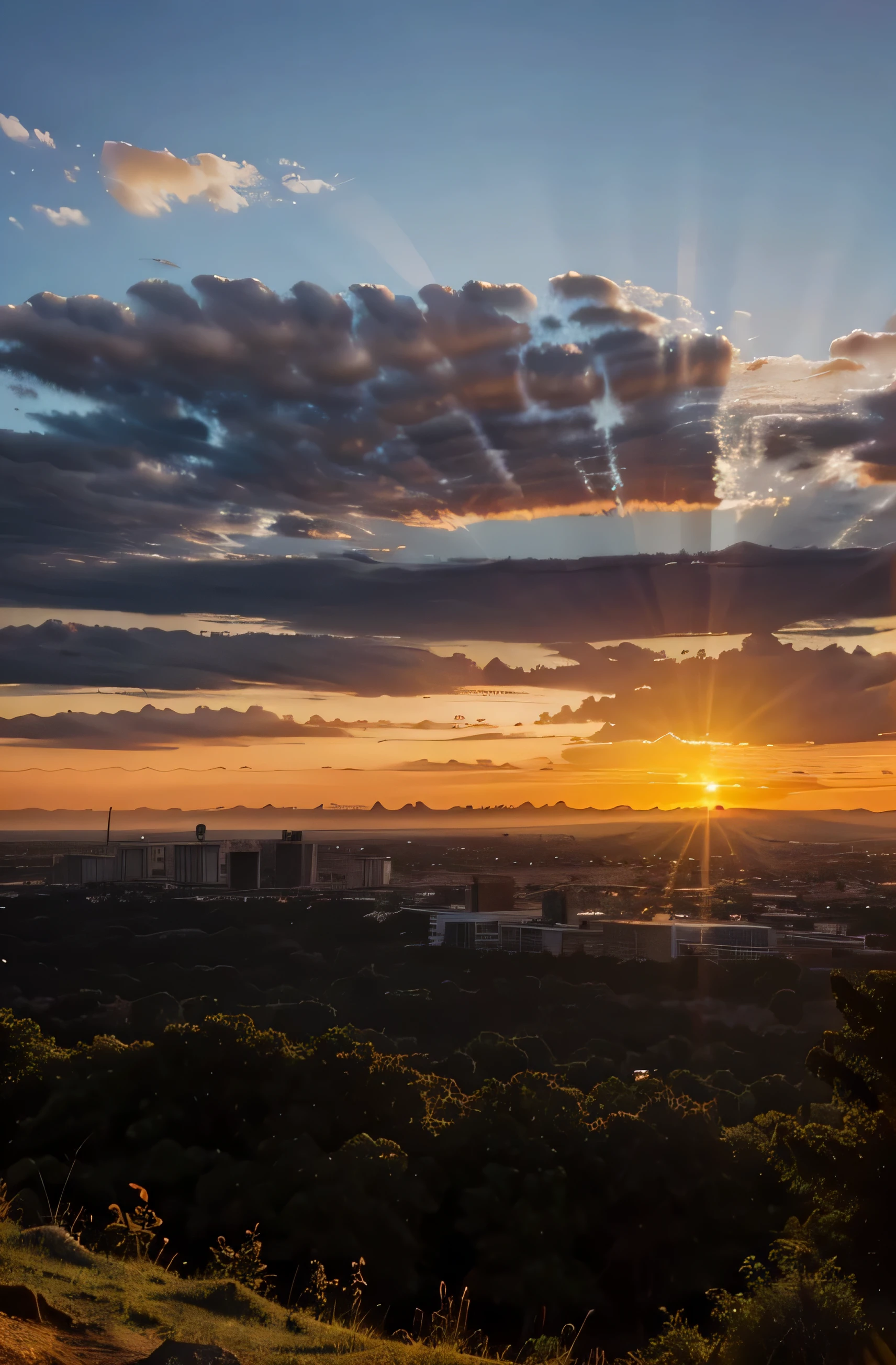 sunrise, horizon, sunrise, high quality