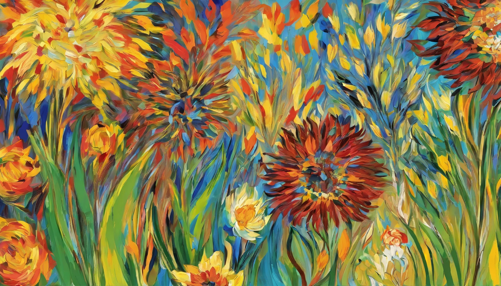 Eton Garden&#39;s,Vincent van Gogh style