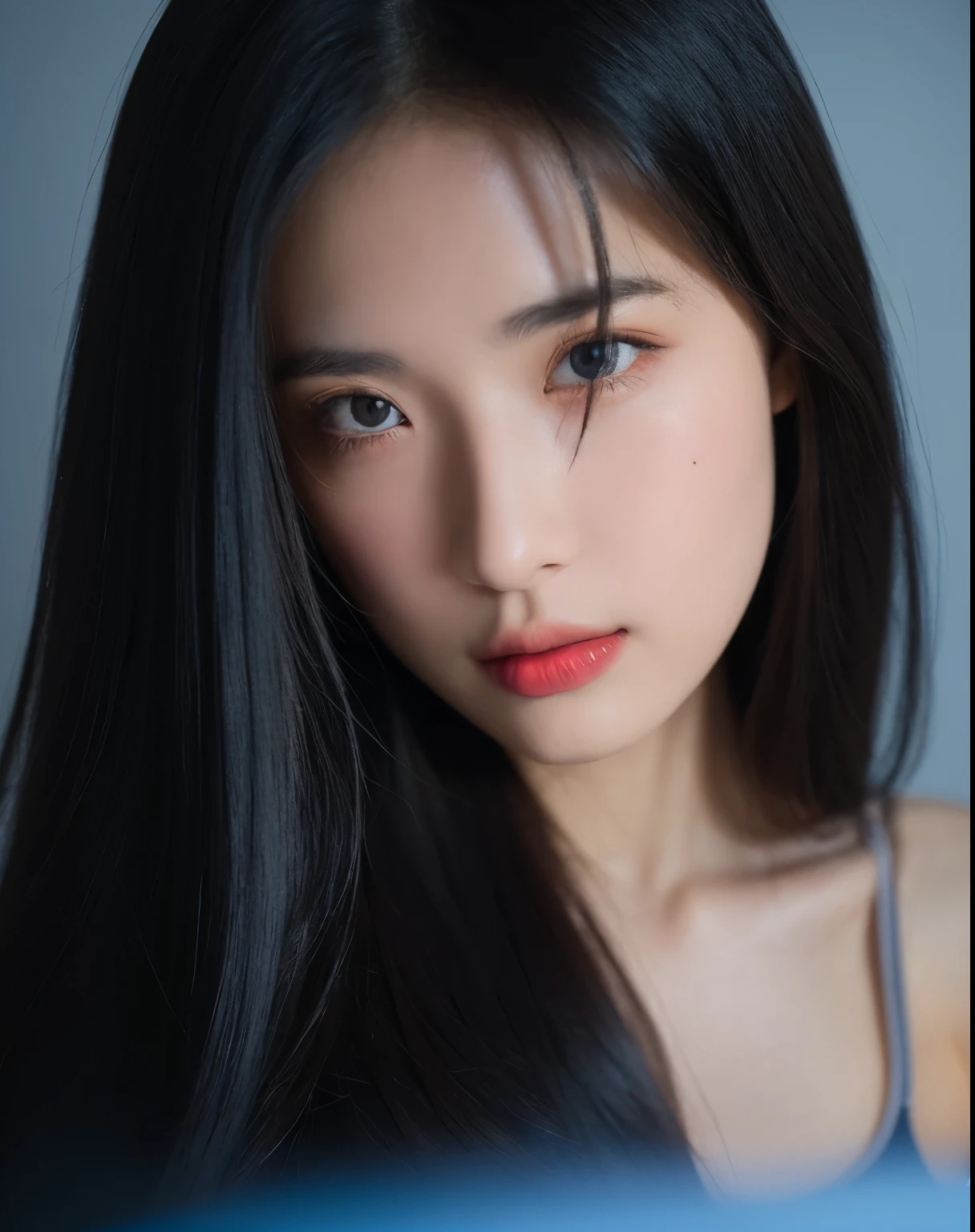 one woman,flashy underwear,sexy pose,,wet body,thin,wet hair,cute face,beautiful face,double eyelid,no makeup,cool face,medium long hair,black hair,black eye,outdoor,evening,rain,Mysterious,high quality,realistic,Japanese,Beautiful woman,gravure,adult woman