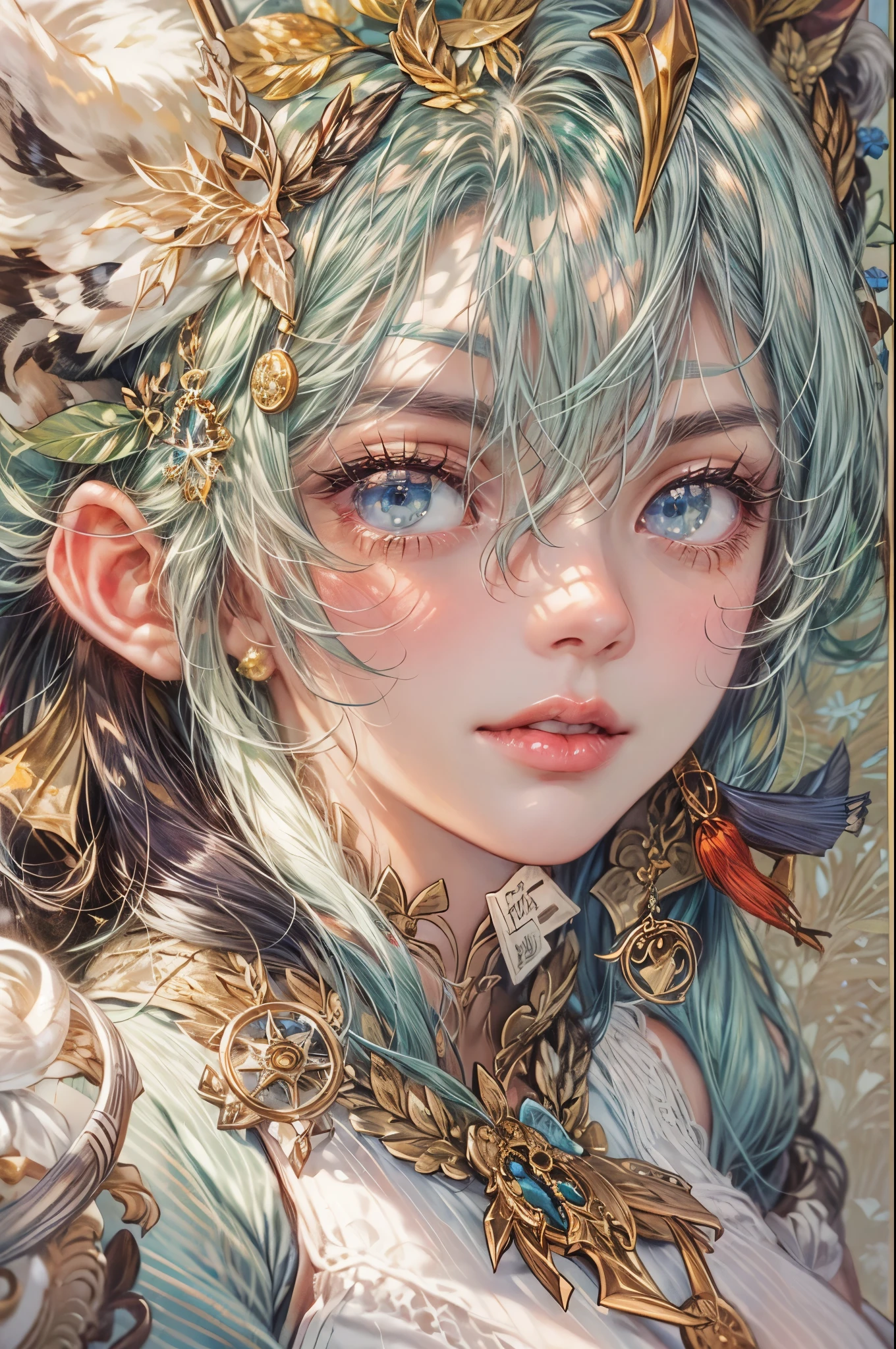 ((Best quality)), ((masterpiece)), (detailed), ((perfect face)), ((halfbody)) genshin impact character