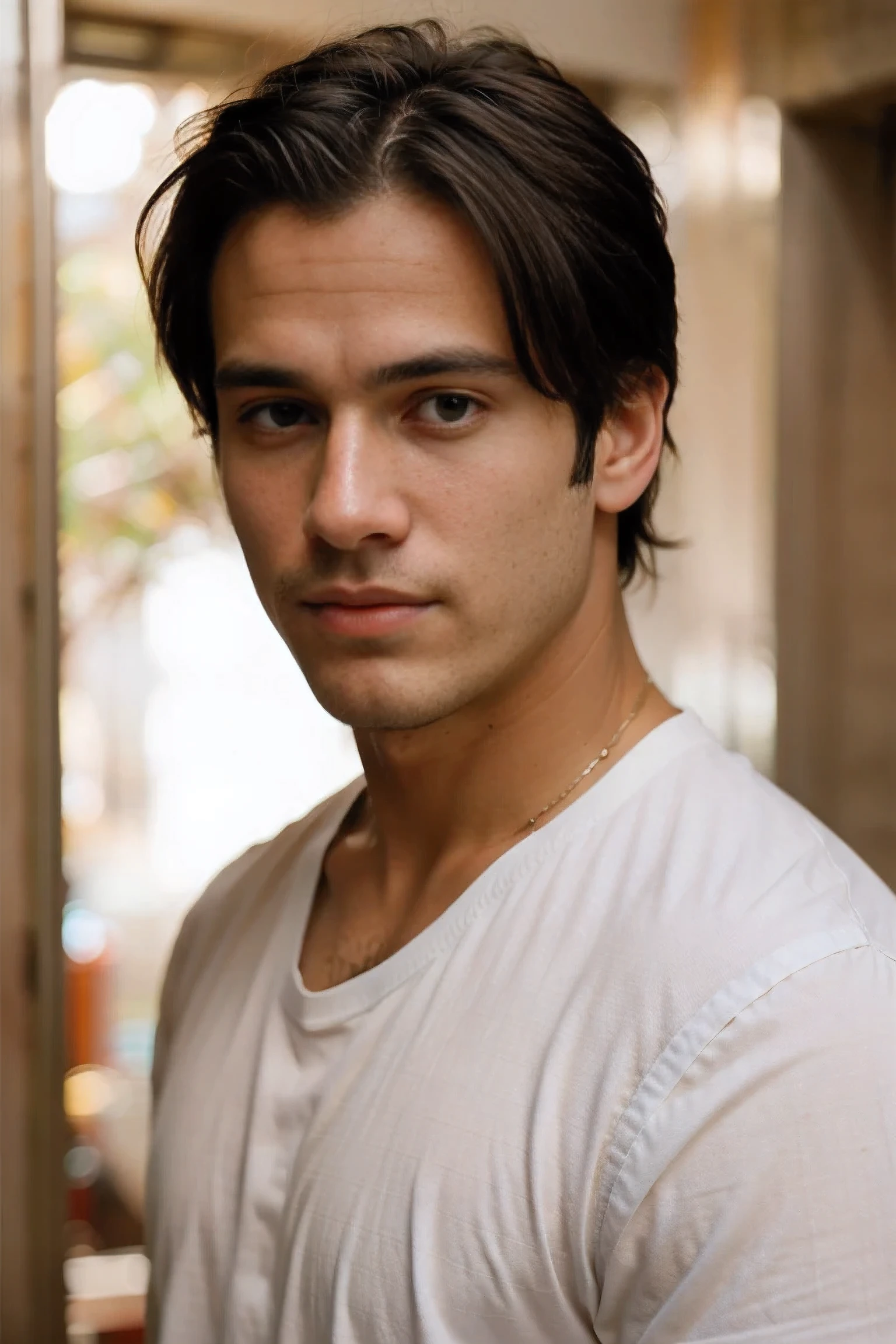realistic , handsome man