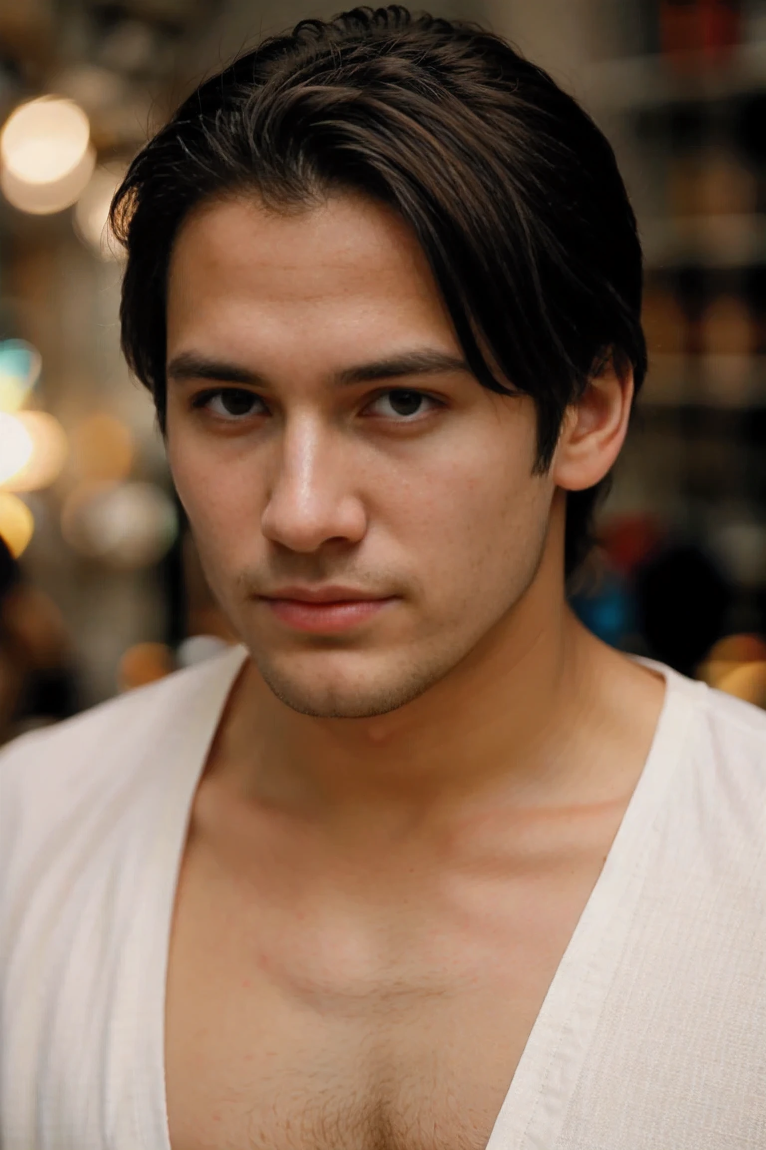 realistic , handsome man