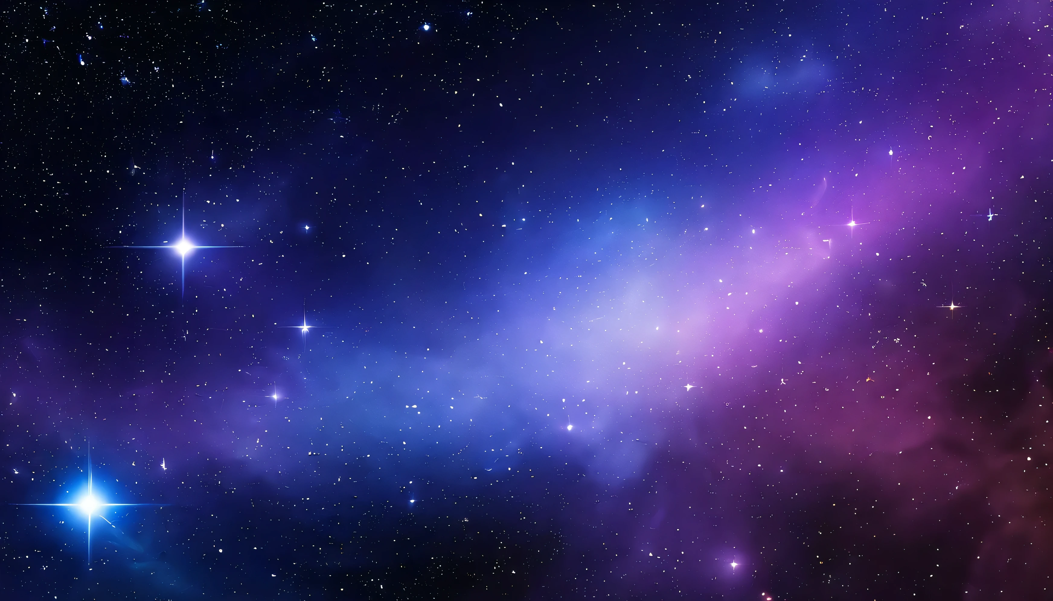 star background with just a hint of nebula, no moons