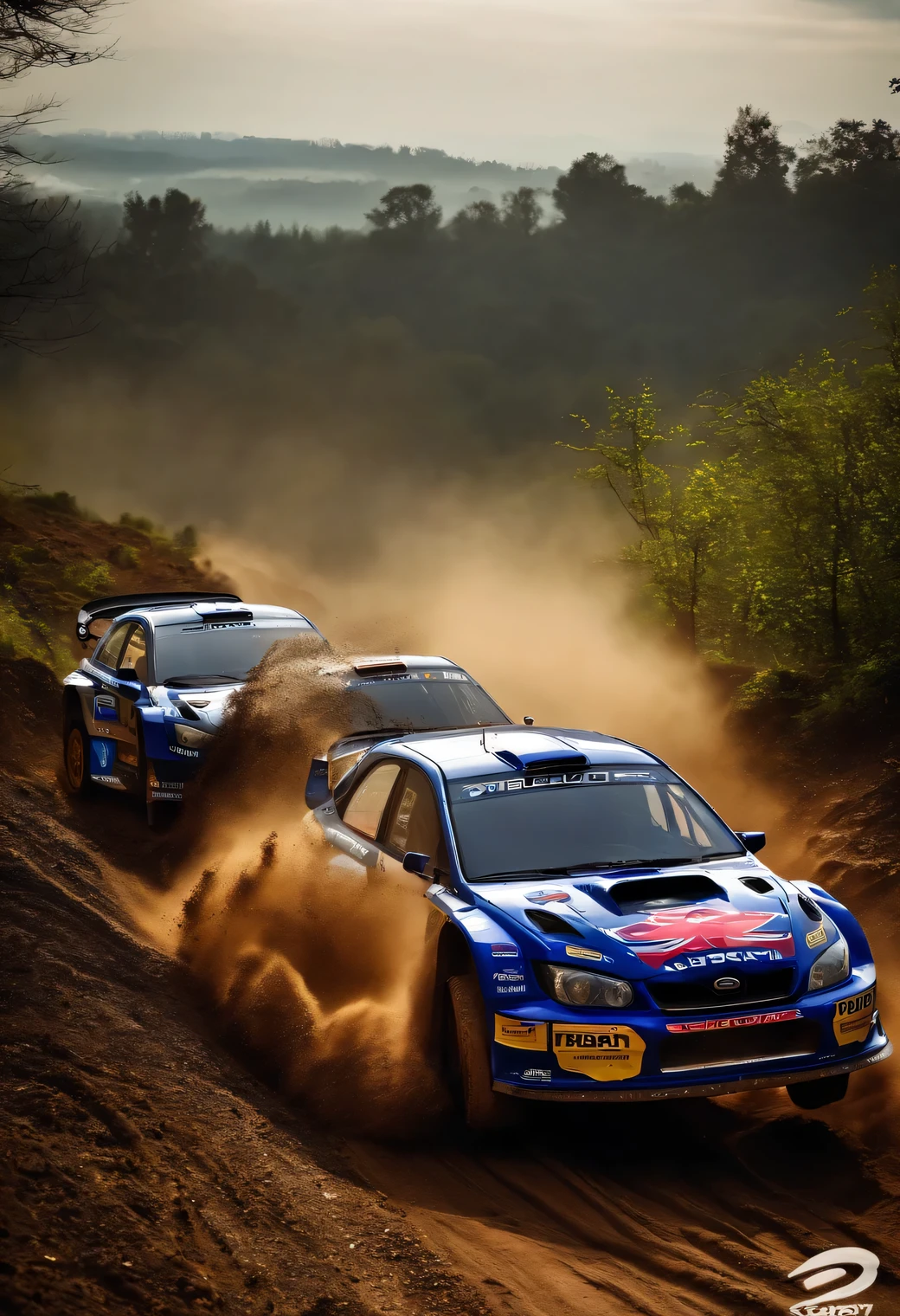racing car, Subaru Impreza WRC97, rally car, Rally specification, Off-road driving, Mud stains,