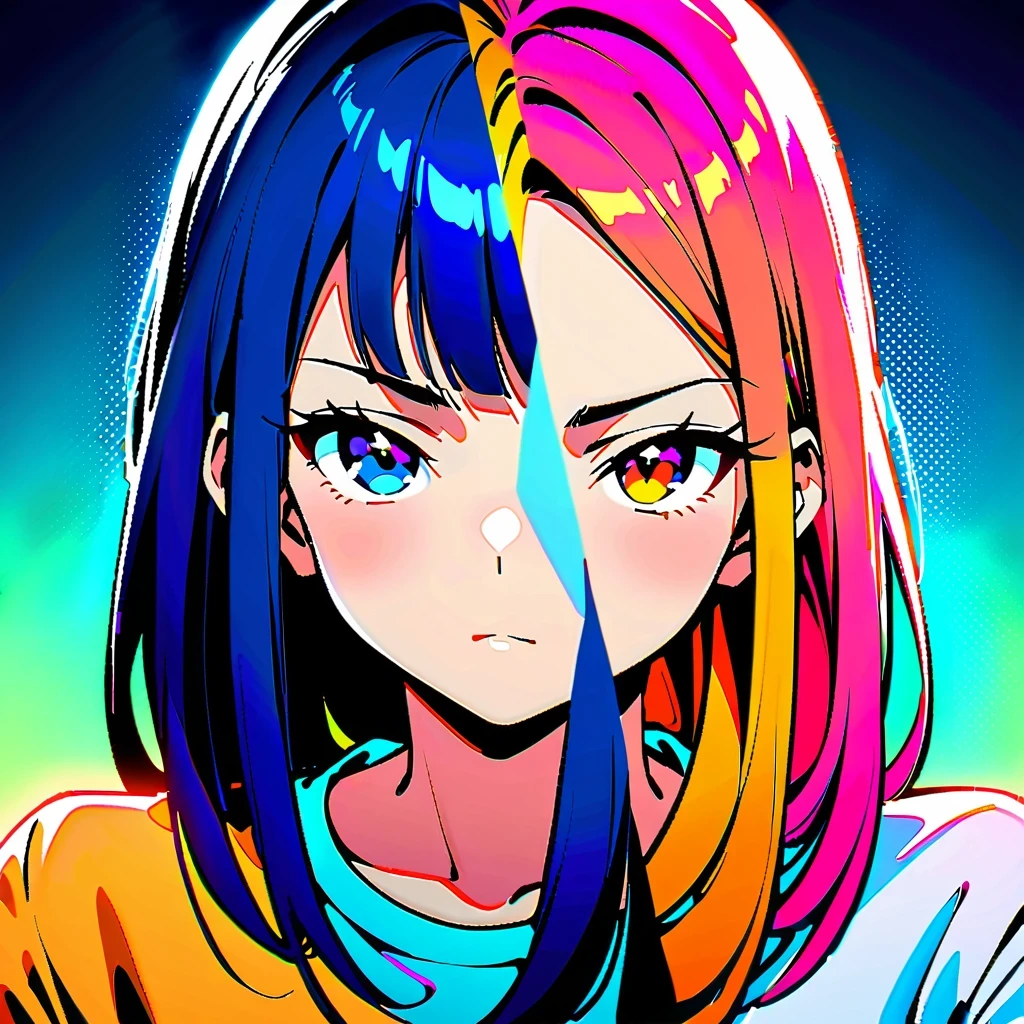 technically,The artist uses rich lines and colors to express the characters'form and emotion。Smooth and powerful character outlines,Rich color combinations and contrasts。The background processing is also very creative,Exaggeration and transformation through comics,Highlight the fun and dynamics of the picture。