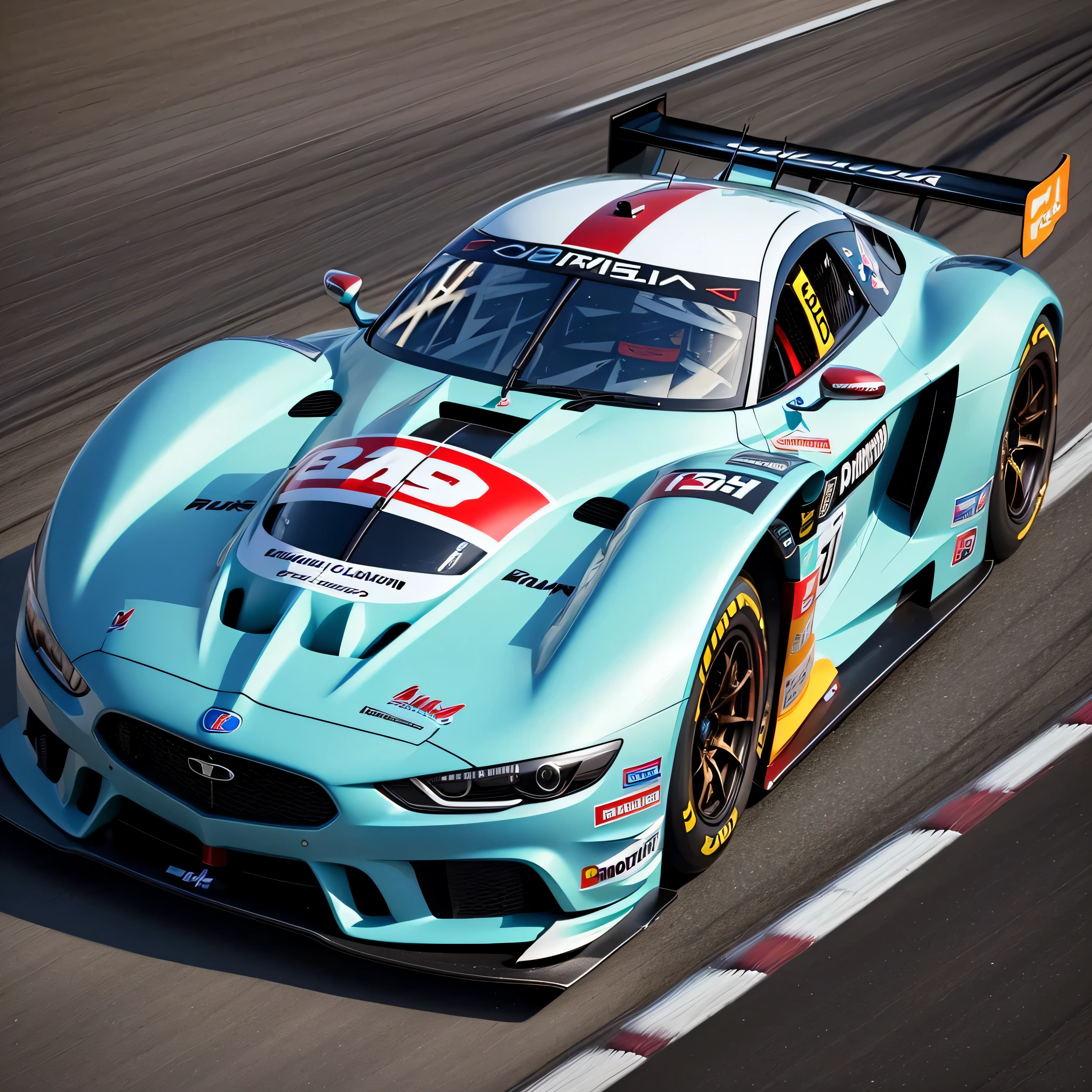 ((best quality: 1.5)) ((masterpiece: 0.8)), intricate details, sharp focus, professional, ((extreme racing car, lacquered blue chrome, bronze)), photorealistic, hyper-realistic, 8K