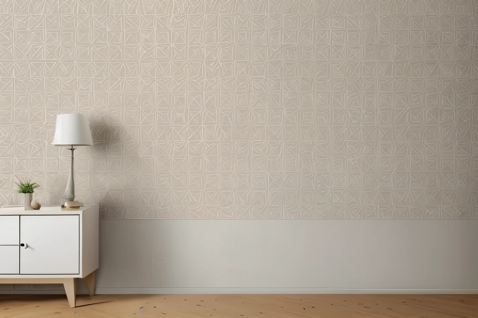 Geometric pattern wallpaper