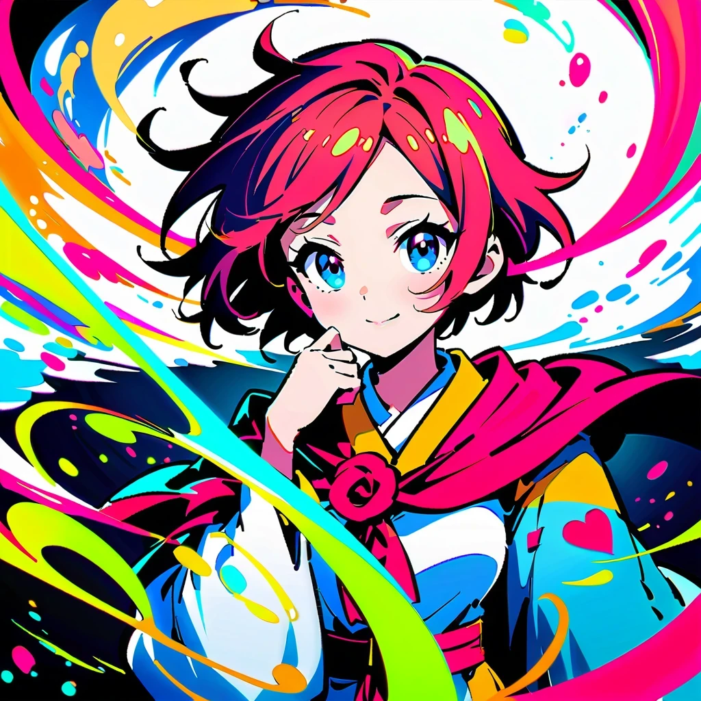 Inspired by Li Zhishi,Portraits should show a unique artistic style,Incorporating the creativity and skills of Pixiv contest winners。In terms of ingredients and color,style pursued,at the same time, Animated elements are lively.。