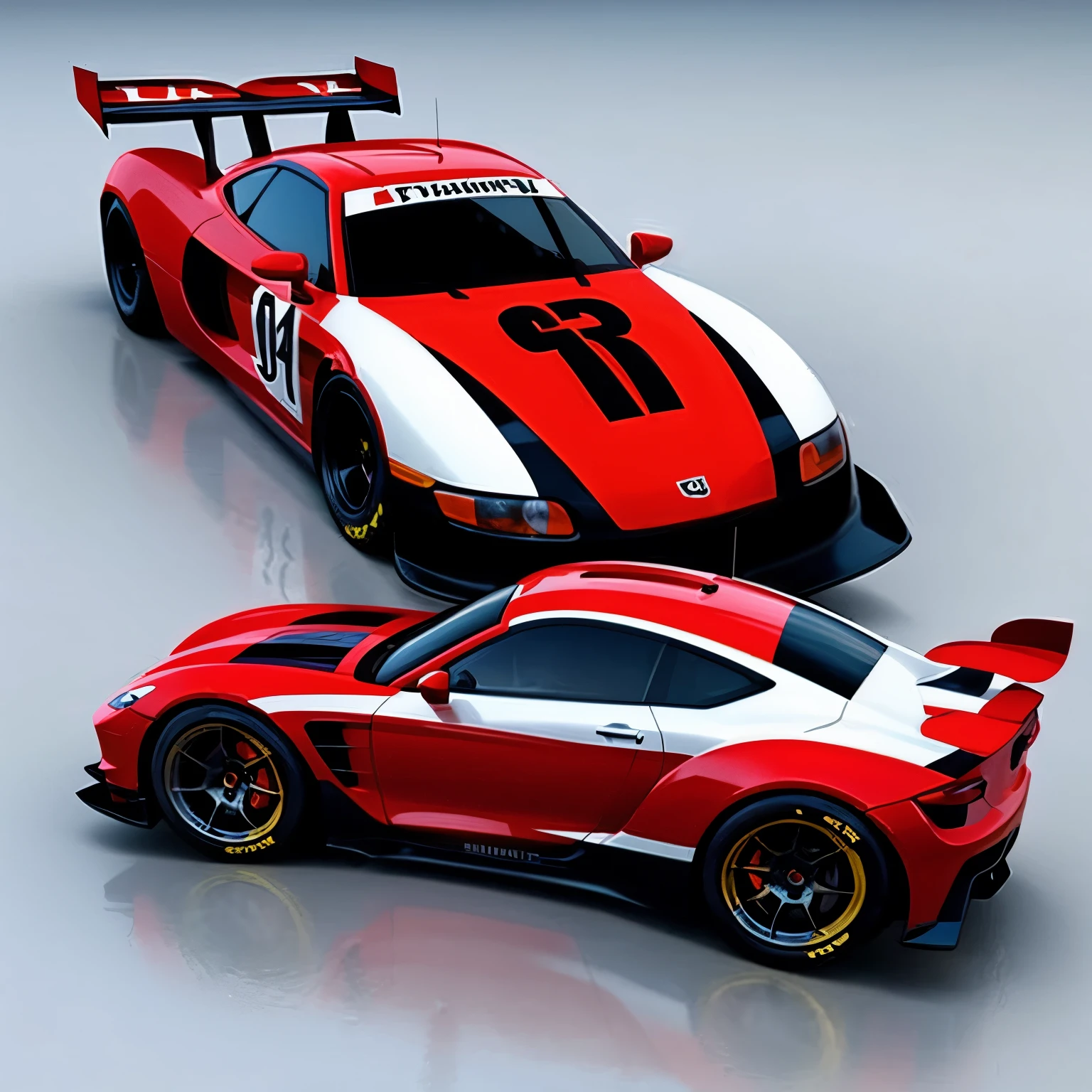 tracks, (race track),many bhmans, Racing Car,(masterpiece, best quality:1.2), bhman,3d, figure