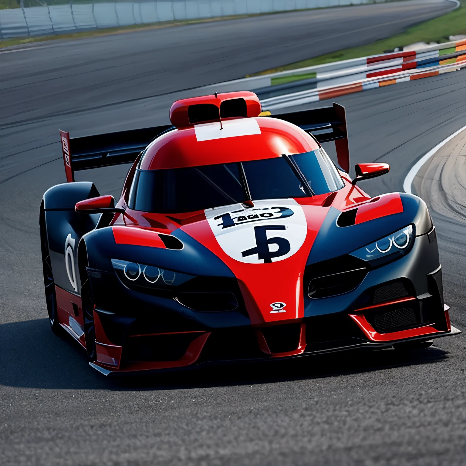 tracks, (race track),many bhmans, Racing Car,(masterpiece, best quality:1.2), bhman,3d, figure