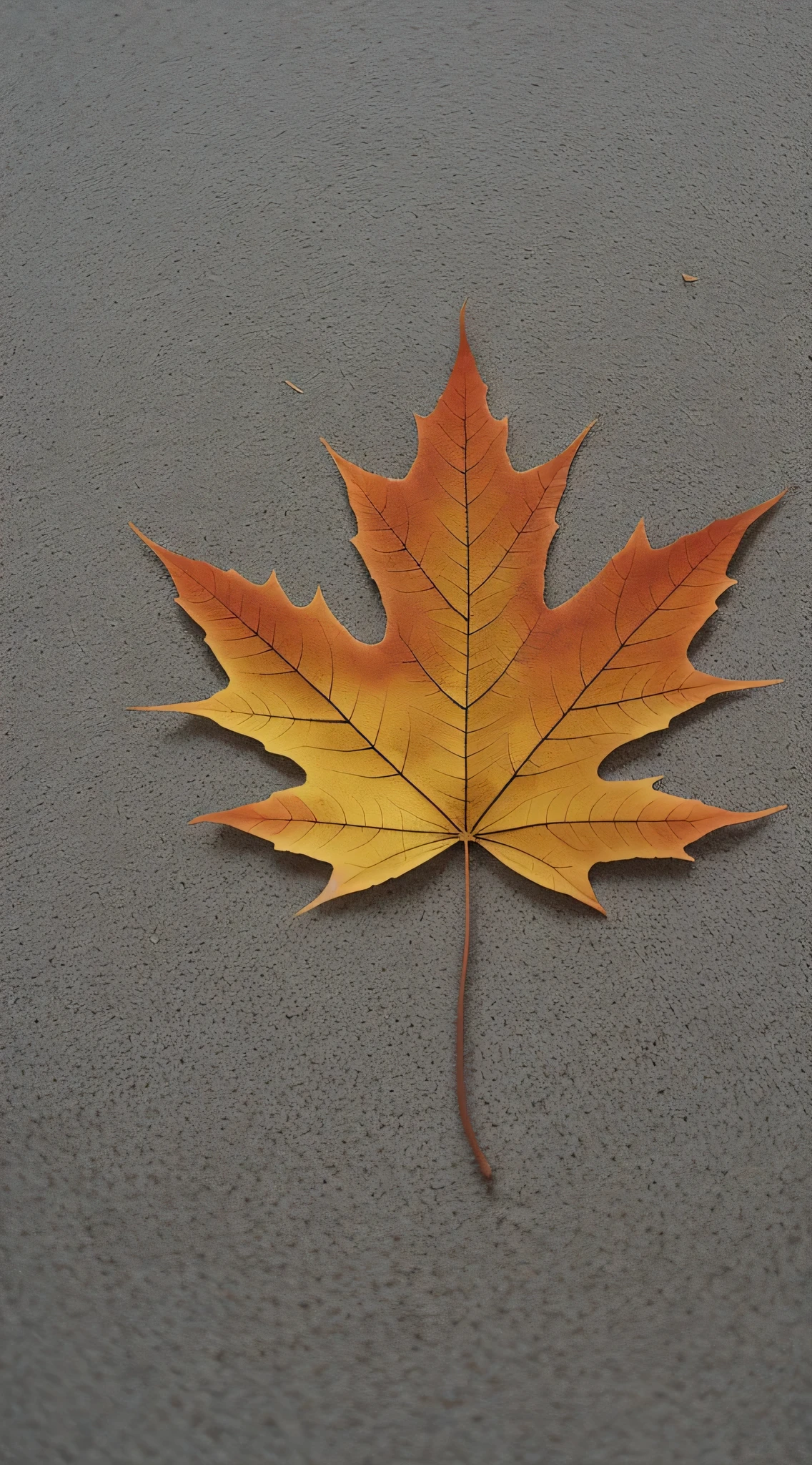 A maple leaf