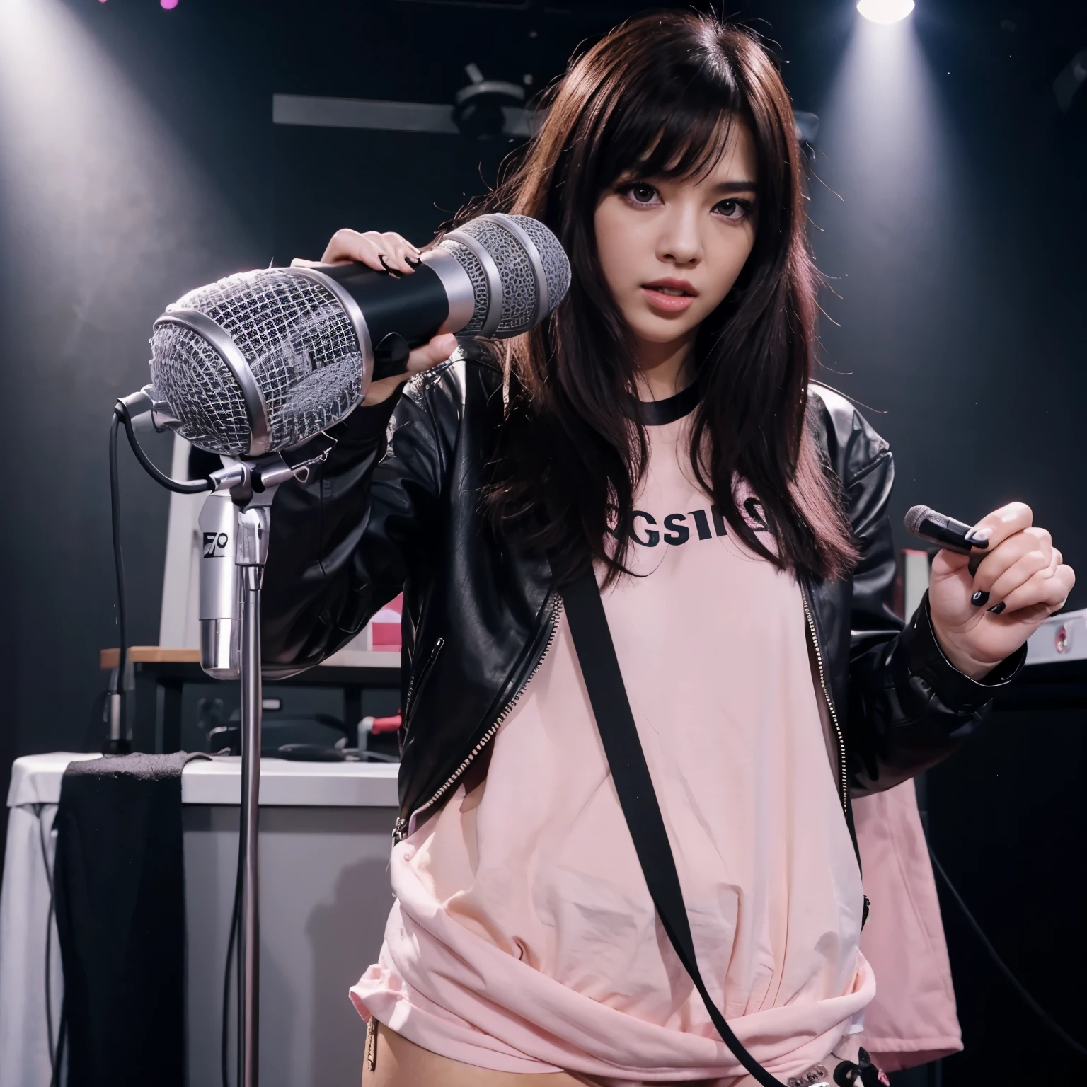 Lisa black pink ((in microphone))