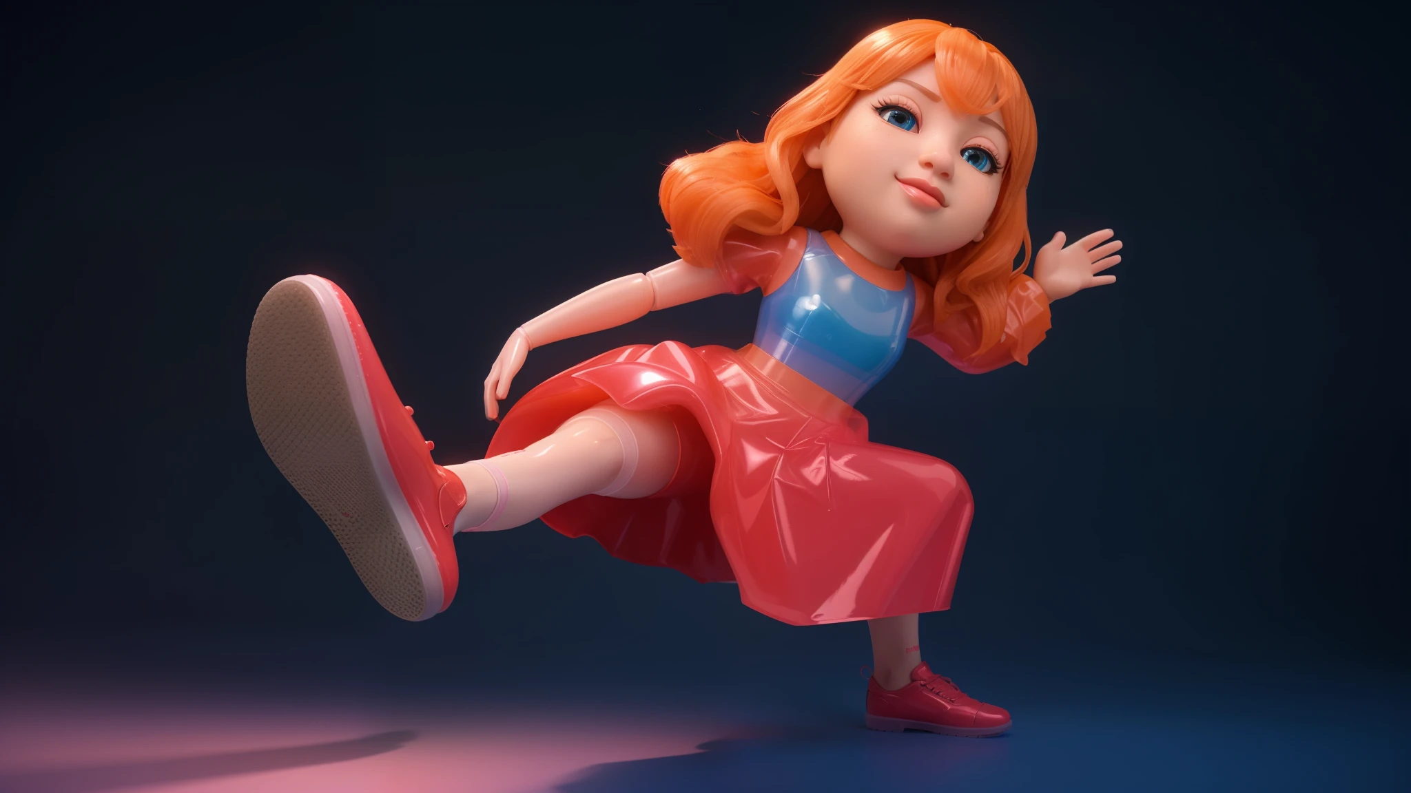 Japanese  man  in a T-Shirt and Shorts Set: Dress Undercut hair style, blond hairs hairs red dress, gaming , smiling face, short dress full straight standing pose, 14yo student, , Full body, modern boy , games boy, Simple white background,,, design sheet, HD, full body, standing, modern futuristic dress, front view