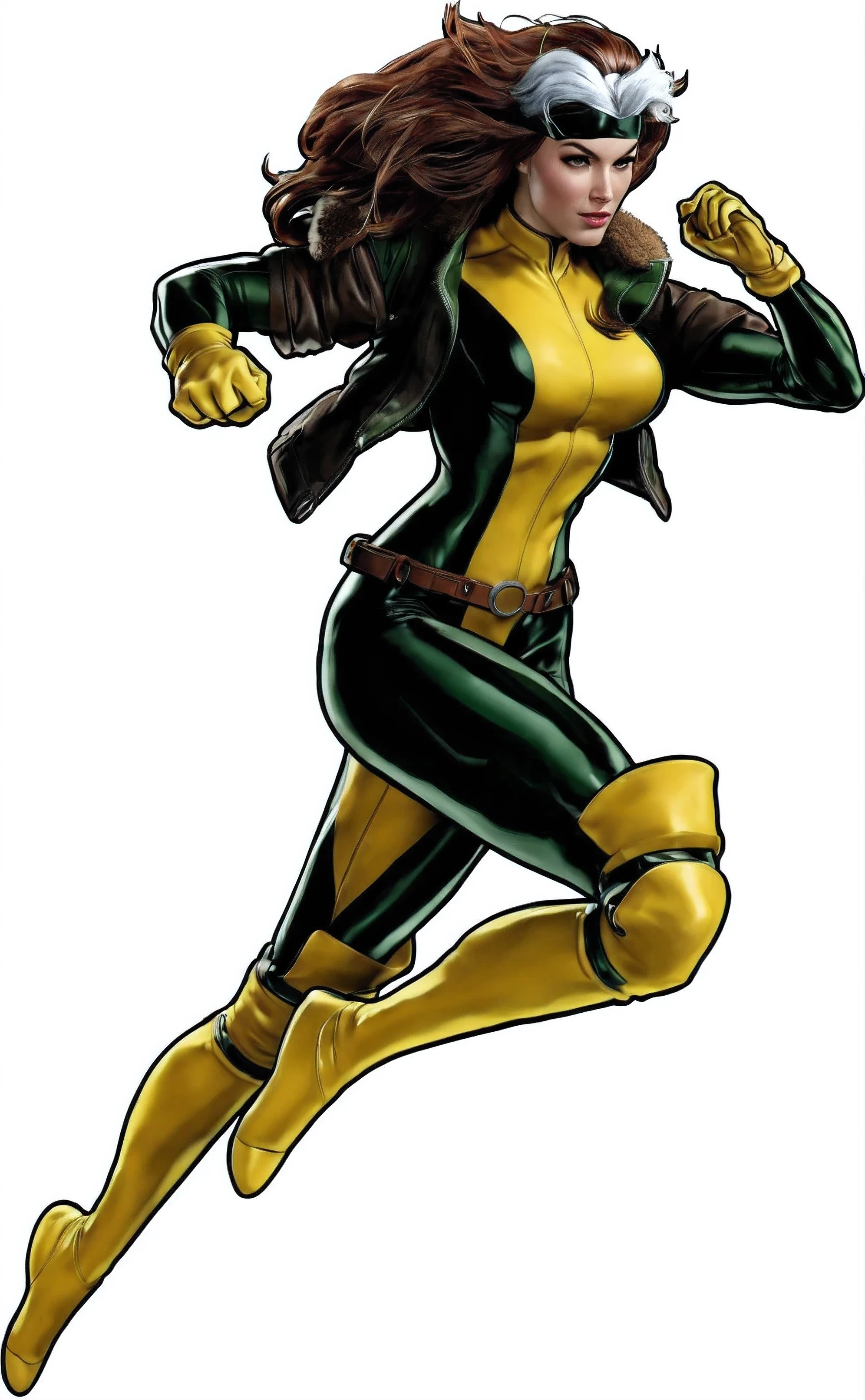 Rogue from X-Men, 8 k, RAW photo, high quality, realistic