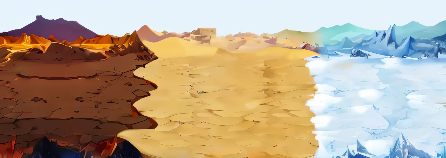 The desert has two different images,The background is a mountain, desert background, sand and desert environment, Desert wasteland, desert environment, flat desert, canyon background, dry desert, Desert area, desert in background, rocky desert, desert scenery, brown canyon background, Mars sand background, background art, Desert areacape, background sharp earth, desert scene