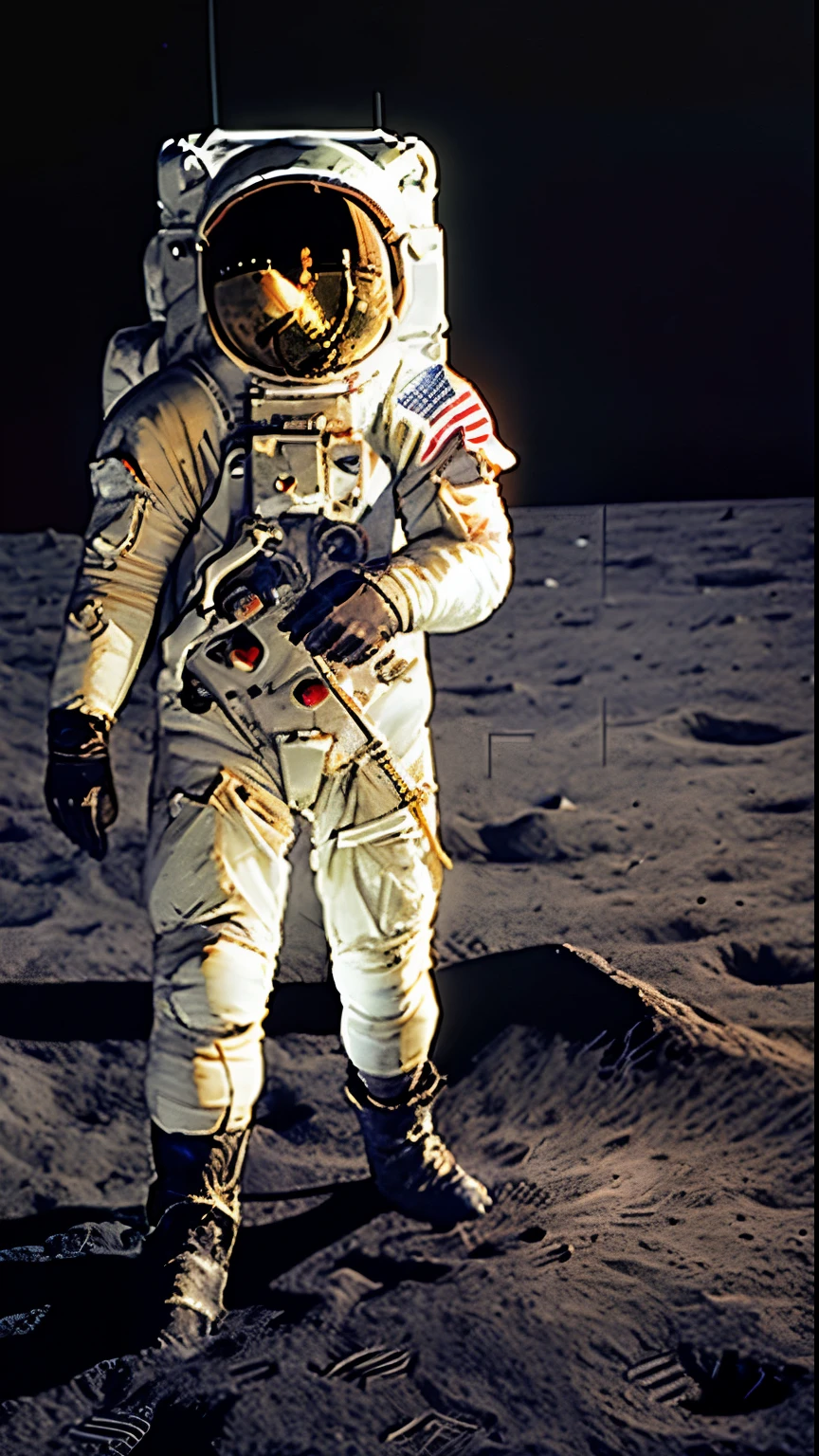 a man on the moon