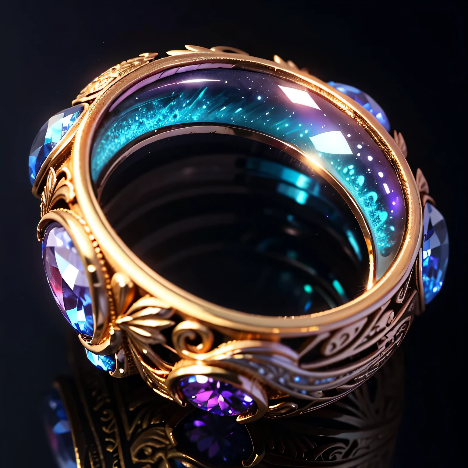 masterpiece, best quality, (Nothing but the ring), (unmanned), Dragon head ring, Jade inlaid eyes, Made of platinum, from one end to the other, exquisite silver ring, Soft light mist, Gloss, positive image, Sparkling blue-purple gemstones, elegant noble, Simple background,Extremely detailed and complex, Super simple, elegant, Gorgeous, surreal, super detailed