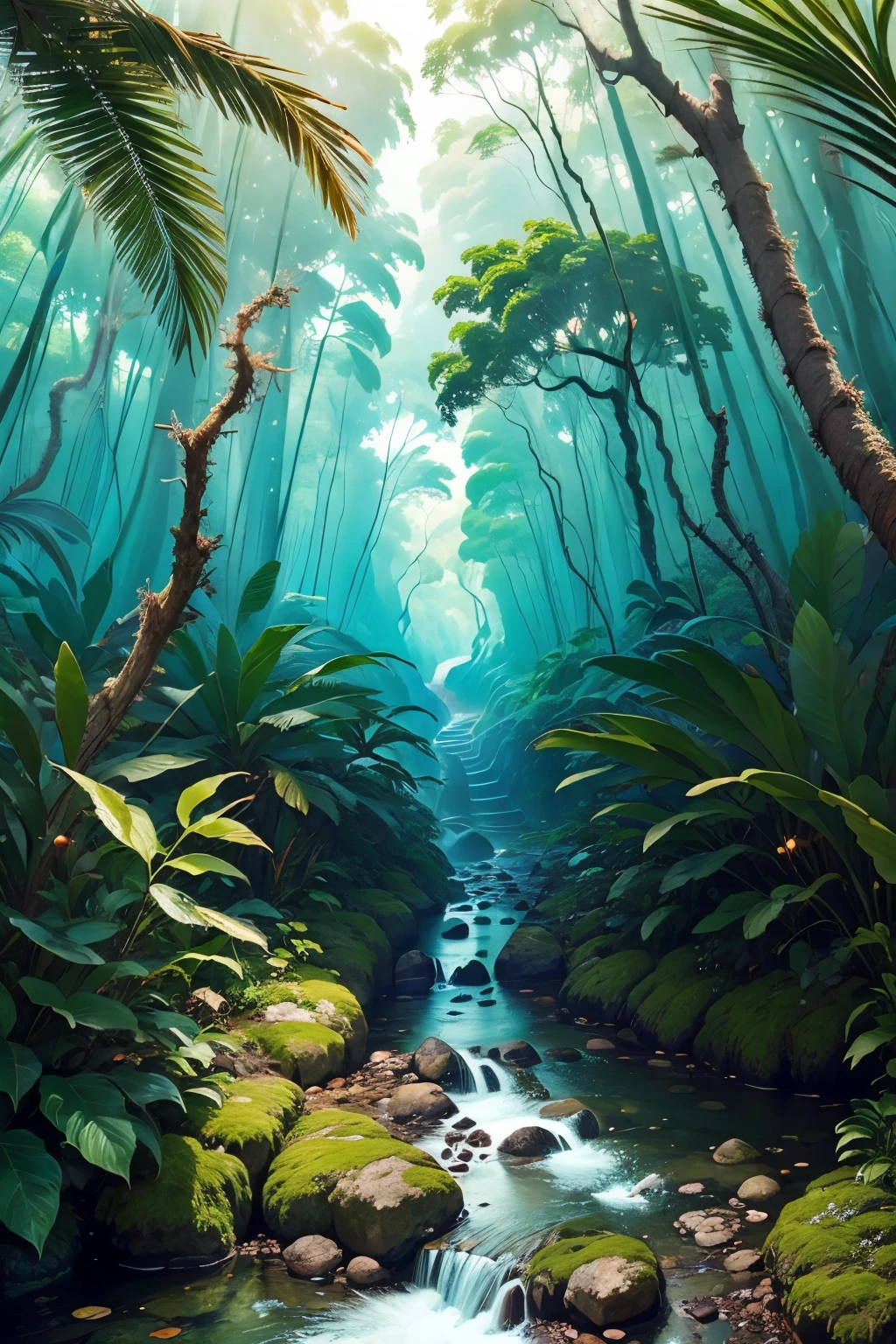 A beautiful rainforest