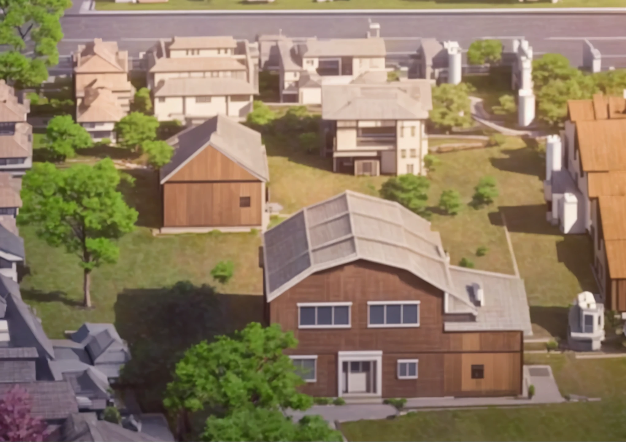 architecture,house， Sunlight, dramatic, High-octane 8K rendering, Very detailed, actual, surreal, high quality, the best, 最高detail, 疯狂的detail, Very detailed, hyper-realistic，building，architecture，3D rendering，reality，（lifelike），lifelike，照片lifelike，High precision，fine，detail，（masterpiece），high quality，4k，8k，1080P，architecture物，plant，trees，grassland，Cityarchitecture，landscape，outdoor，architecture物，City，trees，City景观，