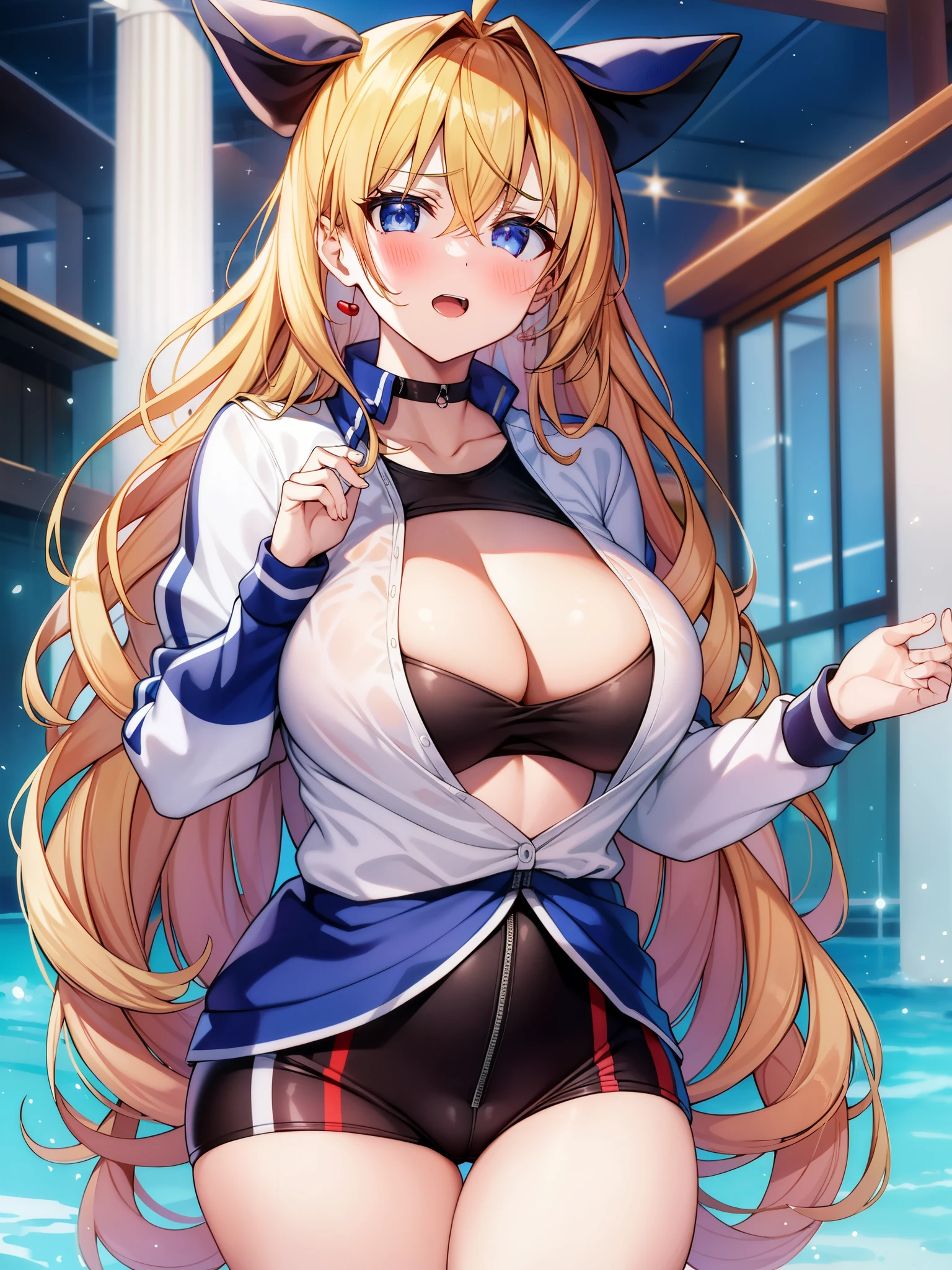 Redebato ×!、Cernia=Iori=Flame Heart、big tits milf、big tits milf、big tits milf、Blonde longitudinal roll、drill hair、hair ribbon、long hair、bloomers、1 girl、Gym suit、chest、solo、blush、null、Day、cloud、from below、shirt、hand on waist、黒bloomers、outdoor、thighs、british「red-feathered waterfowl」の紋章を持つ名門貴族の直系筋にあたるDay英クォーター。Bai Liling College Higher Education Department 1-C belongs to the Department of Education、He is a hard worker, but like a swan, he doesn't show it to the public.、常に高貴な佇まいを目指しつつnull回りしている感もある。