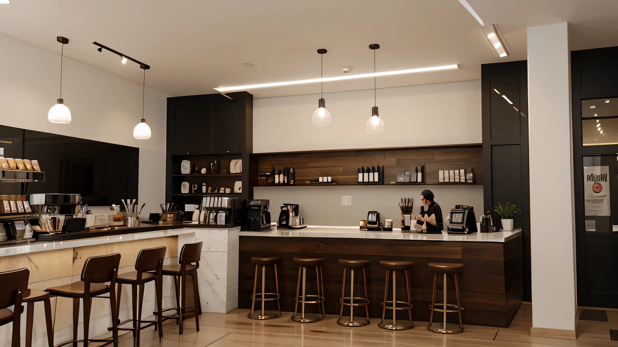 conception de café moderne