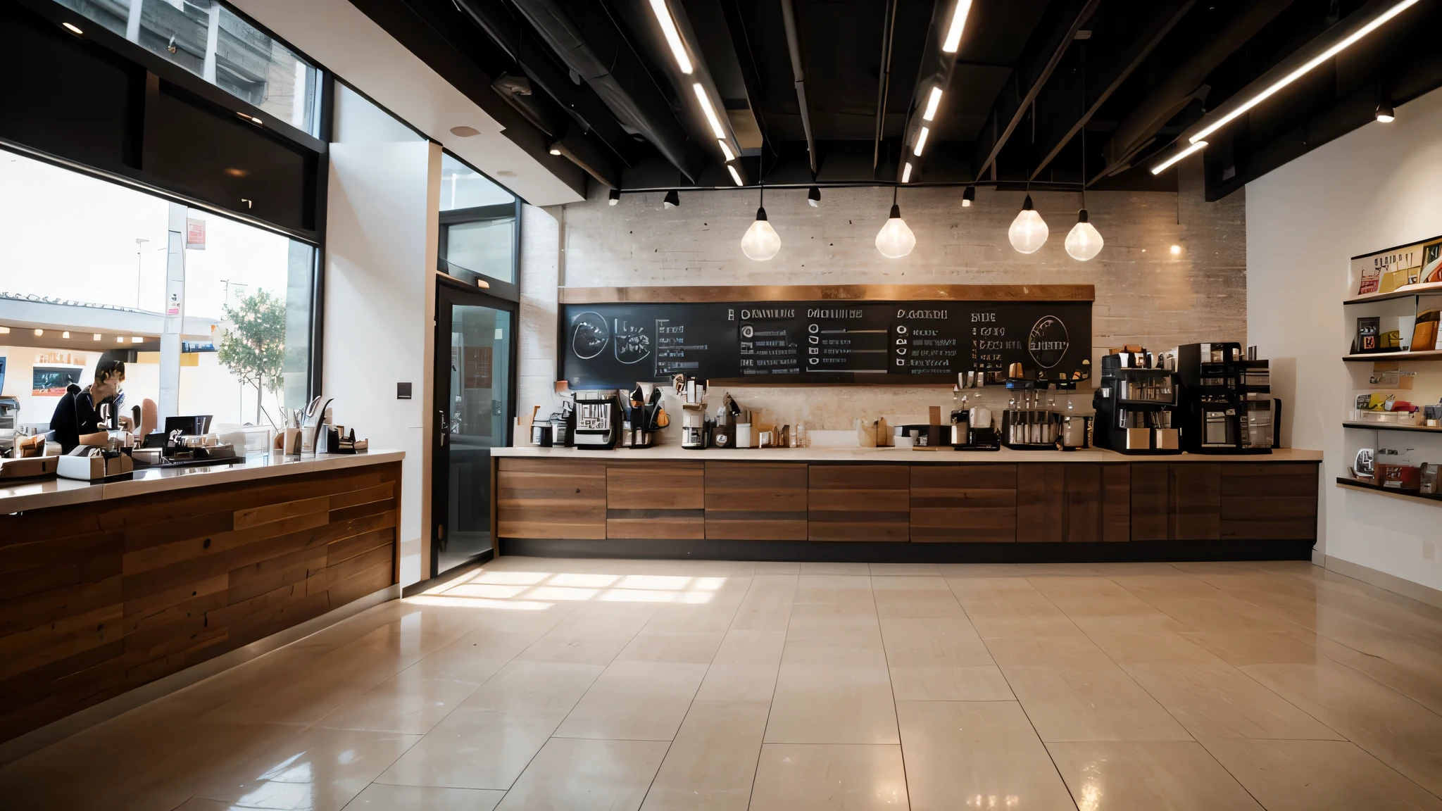 conception de café moderne