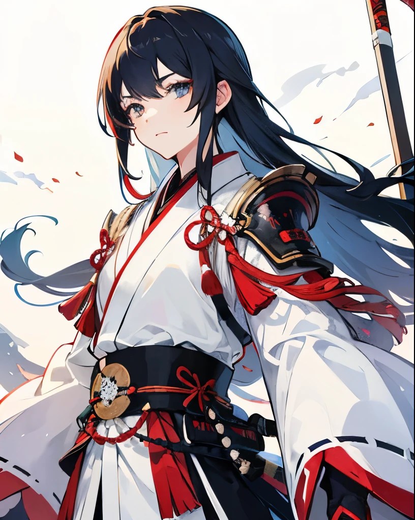 japanese samurai，long hair，Exquisite，Calm down sister，Handsome，sexy，
