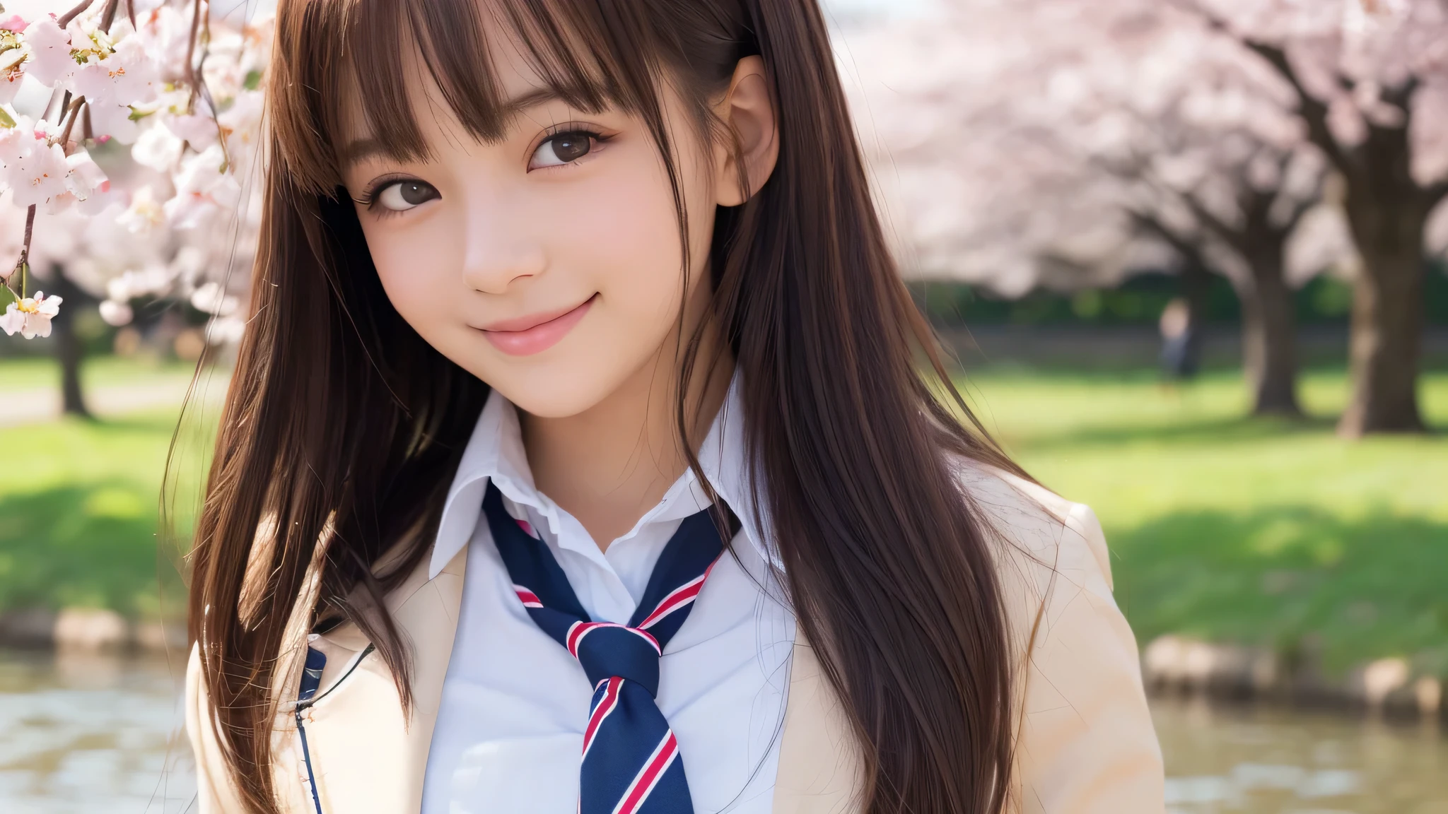 Cute high school girl with big breasts 