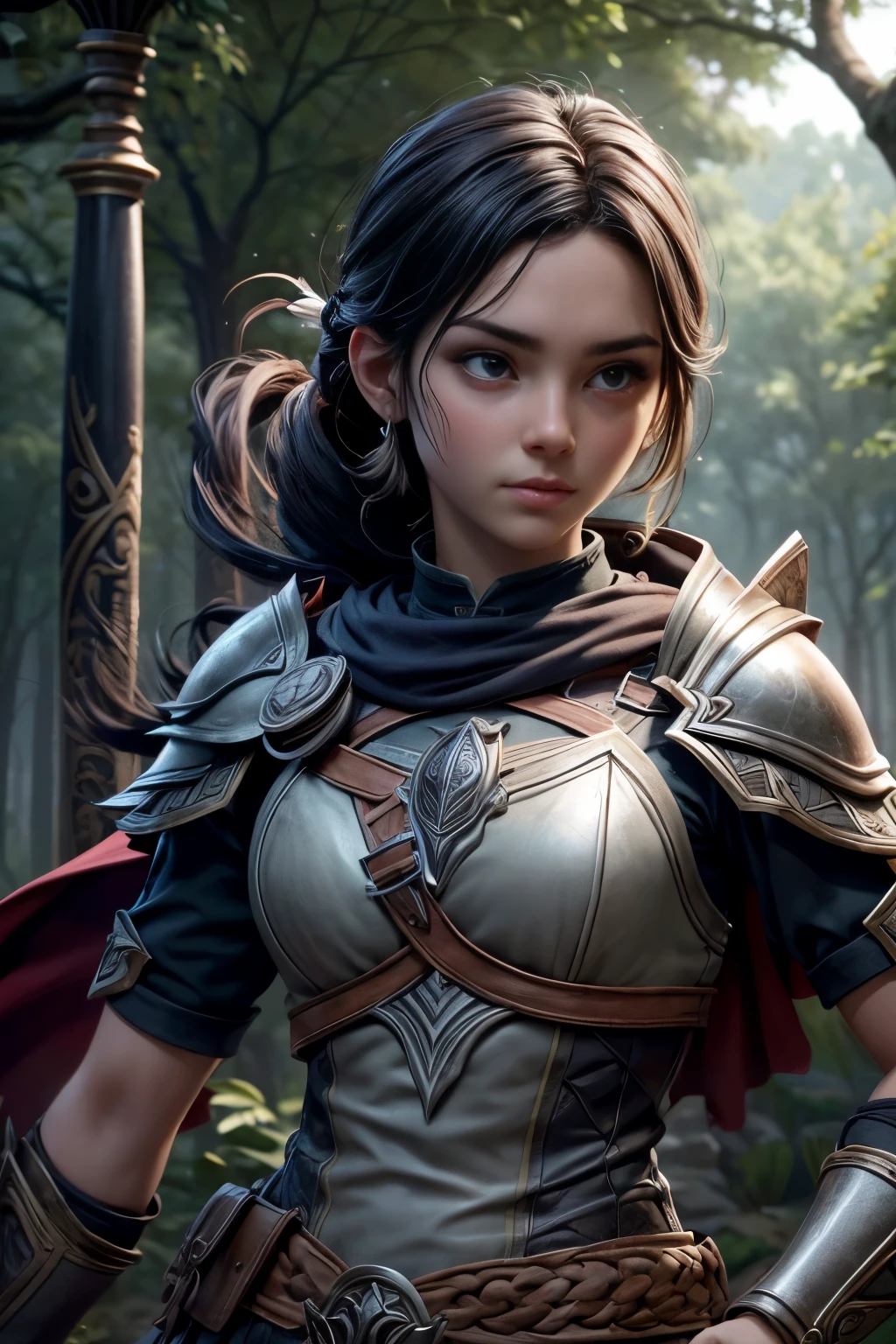 beautiful charming girl, sunny day in a fantasy ultra realistic highly detailed meadow with (realistic detailed colorful trees and flowers:1.6), (detailed purple armor:1.6) (((masterpiece))), (((best quality))), 8k, epiCPhoto OverallDetail <lora:HXarmour_076:1> HXarmour, looking at viewer, sharp focus, vivid colors, hyperrealistic, photorealistic, highres, highly detailed, perfect eyes, nose, lips, high texture resolution, detailed skin texture