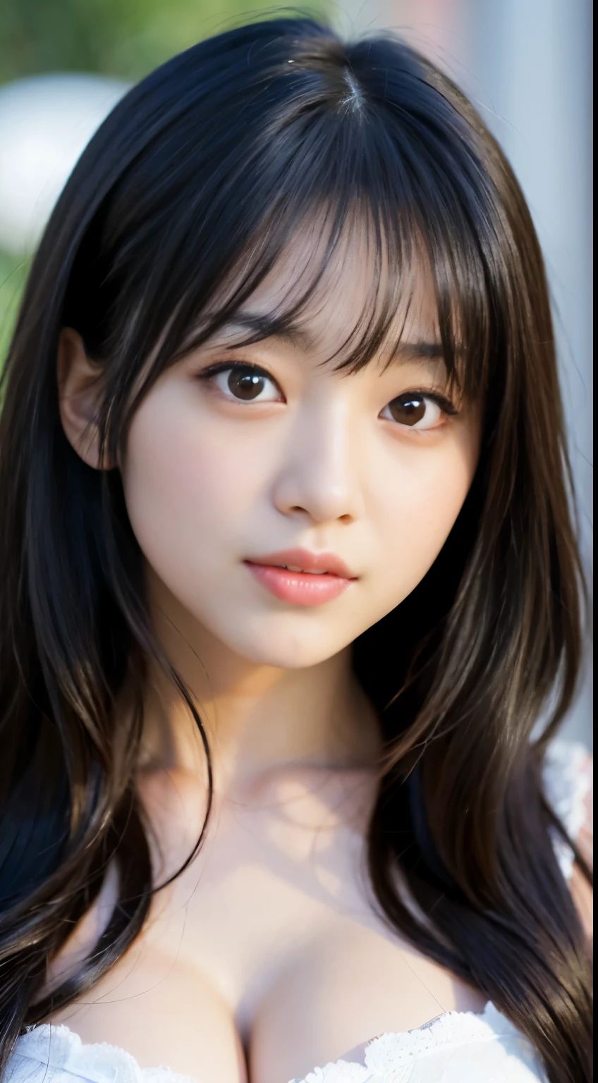 Best-quality, Masterpiece, Ultra-High-Resolution, (Photorealistic:1.4), Raw-Photo, 1girl, the most famous Japanese idol, ((extremely close-up of big-black-eyes)), (extremely cute face like the most popular Japanese idol, (extremely beautiful big-black-eyes)), extremely beautiful hair, extremely beautiful skins, extremely beautiful long-eyelashes, extremely beautiful lips, detailed big-black-eyes