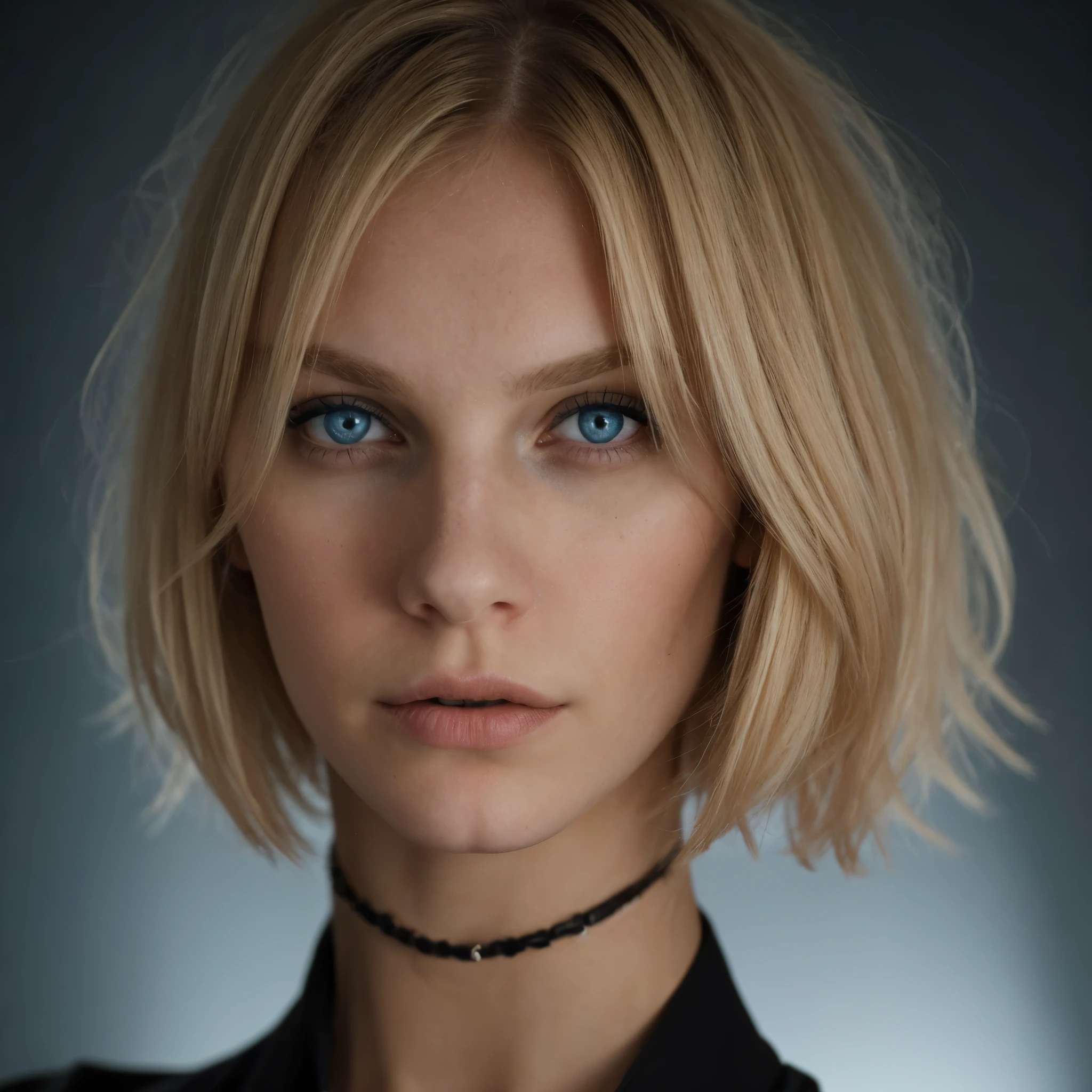 a close up of a person in a suit with a short haircut wearing a blue shirt and a black turtle neck t - shirt, a character portrait, detailed, award winning, ultra realistic