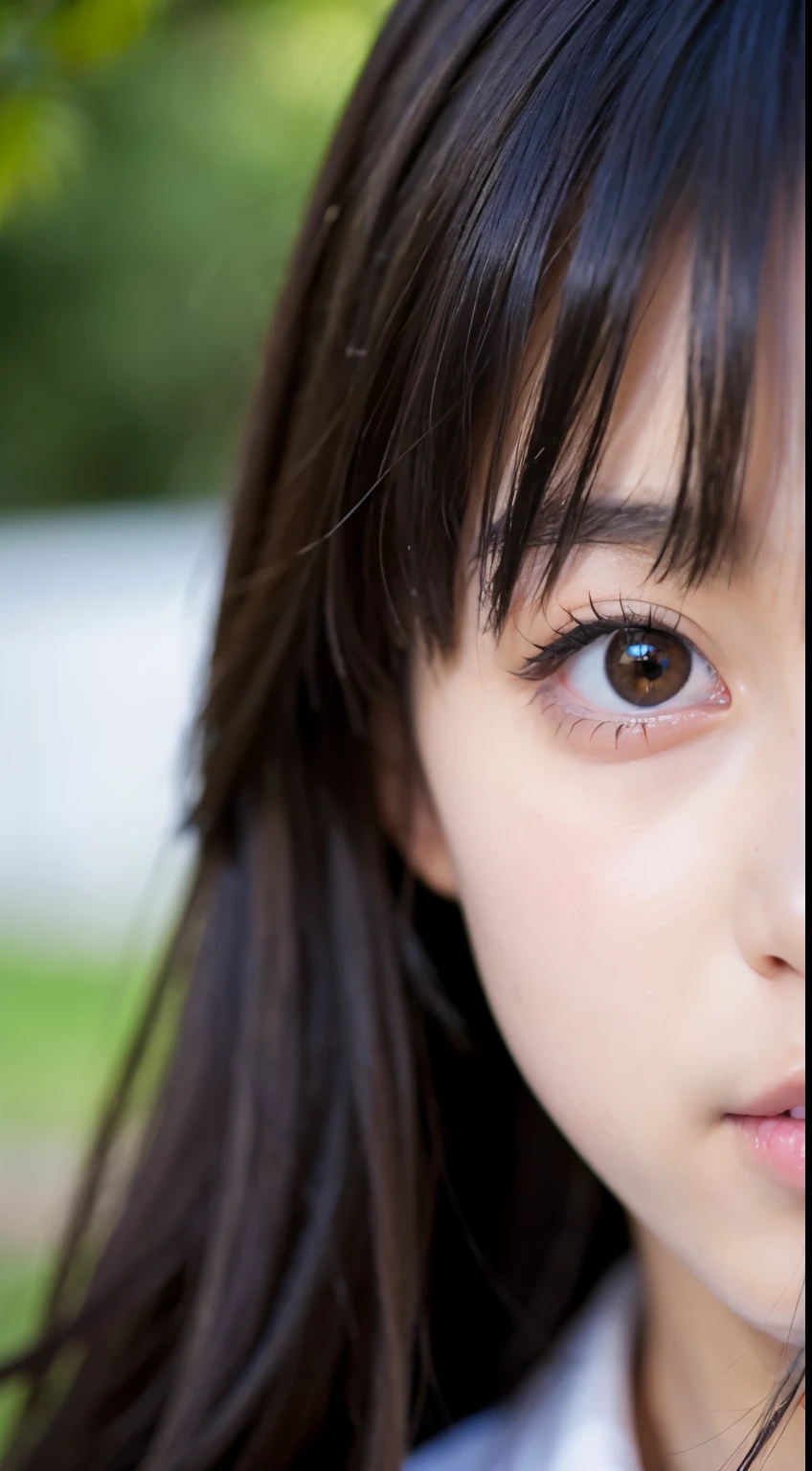 Best-quality, Masterpiece, Ultra-High-Resolution, (Photorealistic:1.4), Raw-Photo,
1girl, the most famous Japanese idol, ((extremely close-up of big-black-eyes)), (extremely cute face like the most popular Japanese idol, (extremely beautiful big-black-eyes)), extremely beautiful hair, extremely beautiful skins, extremely beautiful long-eyelashes, extremely beautiful lips,
detailed big-black-eyes, detailed cute-face