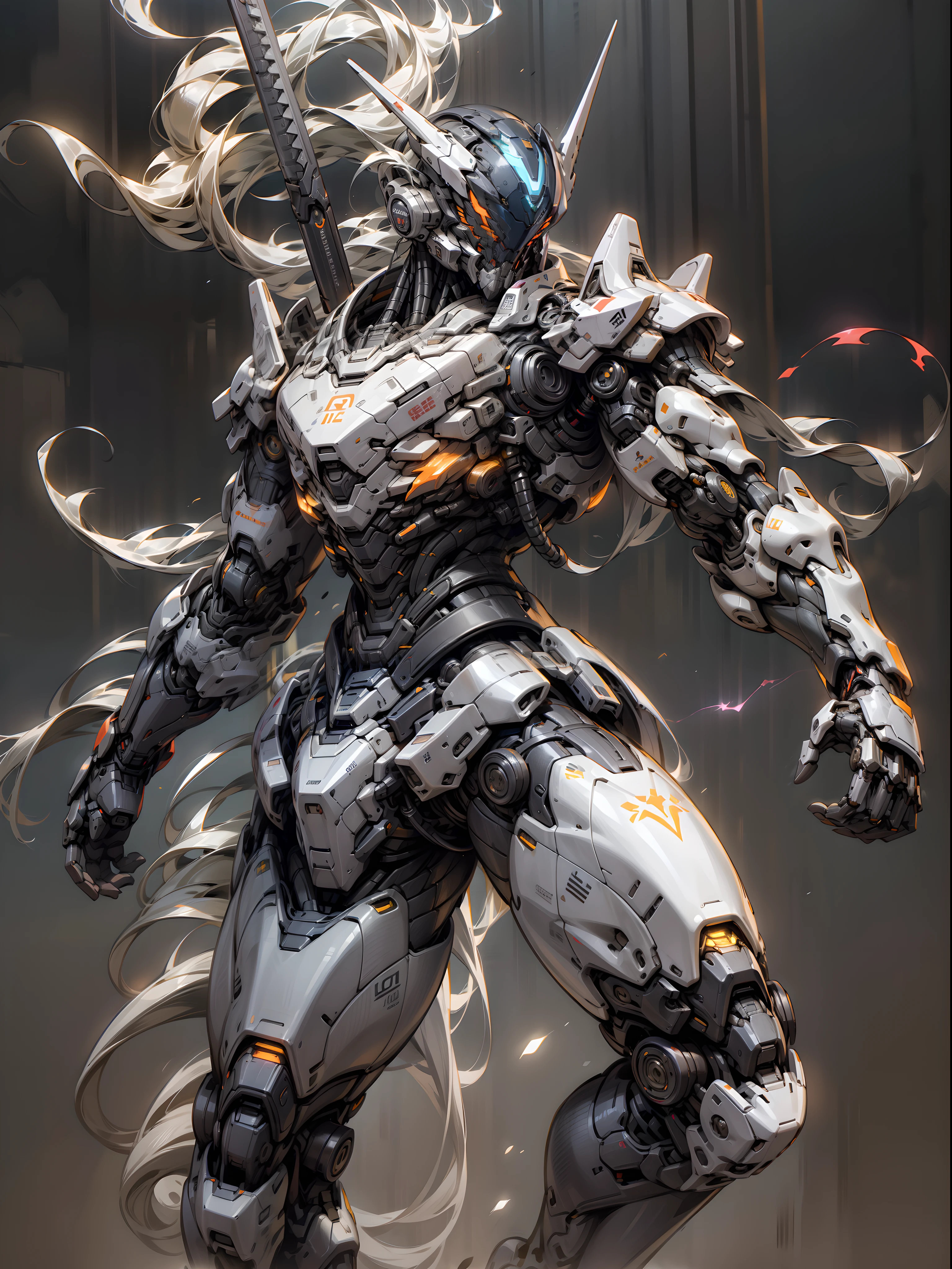red ghost hunter, Super cool ghost killer, Wearing Red Mechanical Armor, Play with lightning, super detailed, actual, shining, reflective, bioluminescence, Galactic Cybernetic Mask, Mecha, (executioner: 1.2), Cloak, s4g0d, glowing runes_Red, whole body, Movie, dark background, backlight, high contrast,
