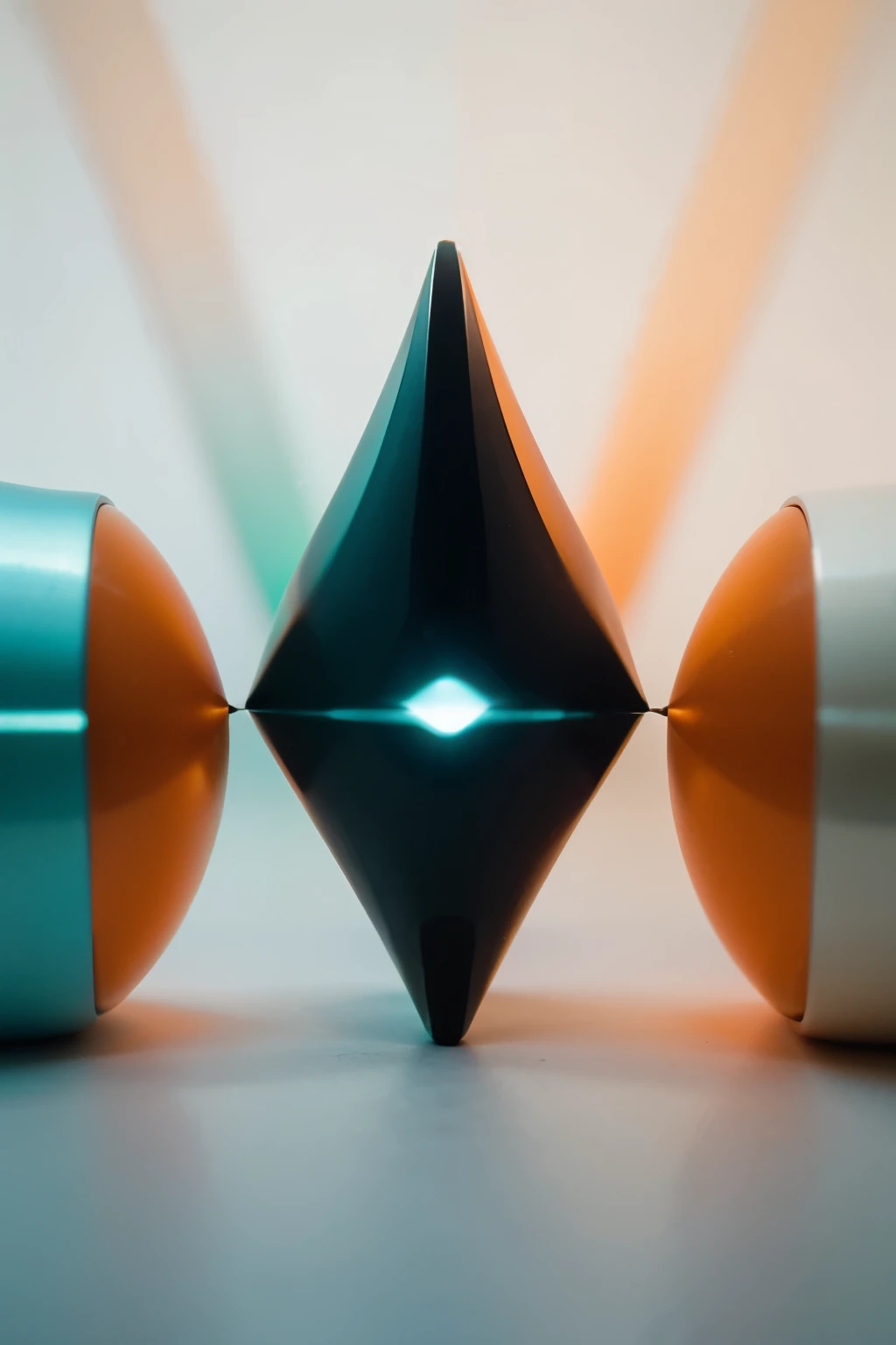 ((Best quality)), ((artwork)), create a gradient background using the most formal Orange, White, and Cyan colors for advertisement background