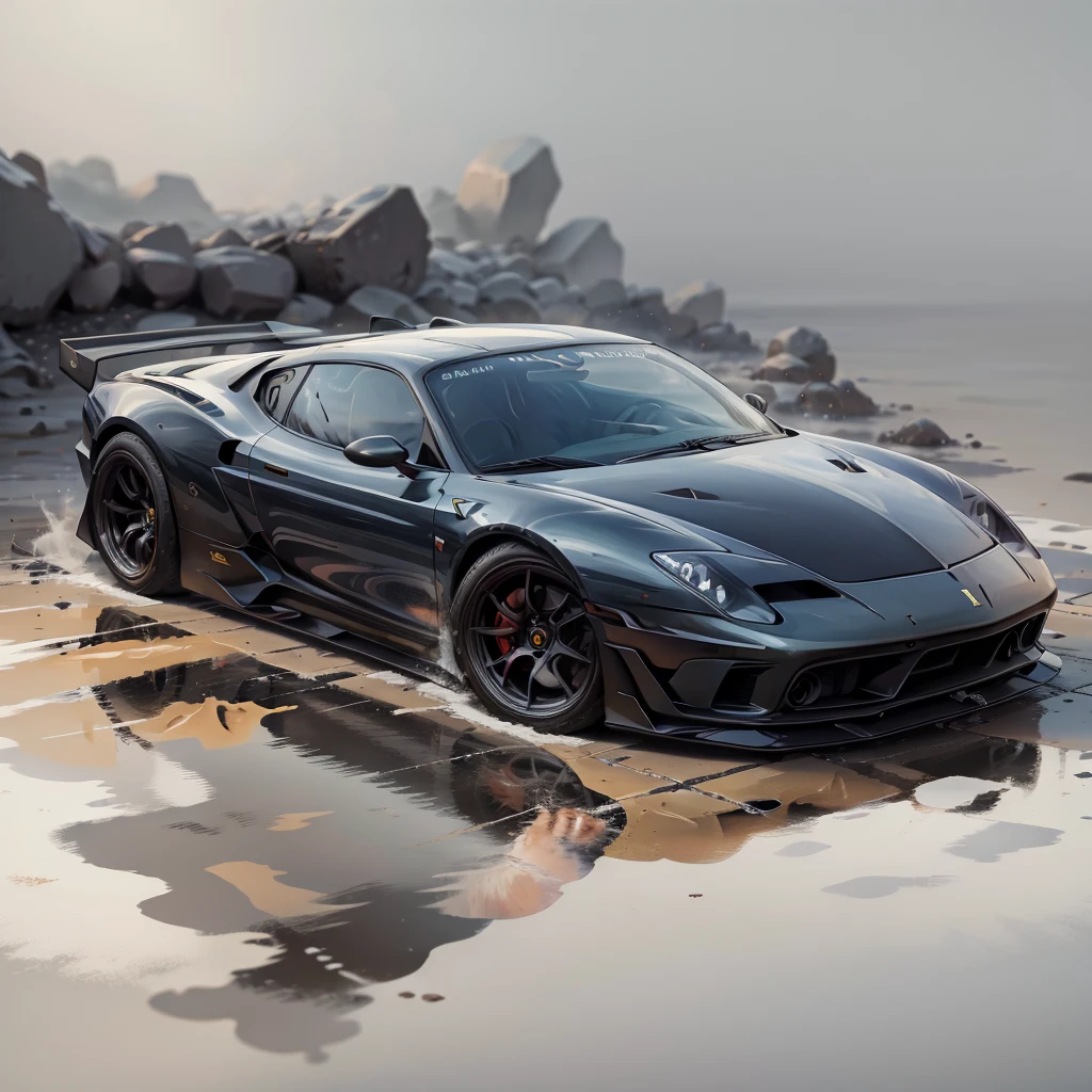 graph design, design plano, 2015 Ferrari 458 Speciale Aperta Black , respingos de aquarela, limpo altamente detalhada, obra-prima fotorrealista, fotografia profissional, carro realista, fundo abstrato de aquarela, isometric, vetor de cor vibrante, sharp focus, Volumetric mist, 8k UHD, DSLR, alta qualidade, grain of film, Fujifilm XT3, race Monte Carlo, red color.