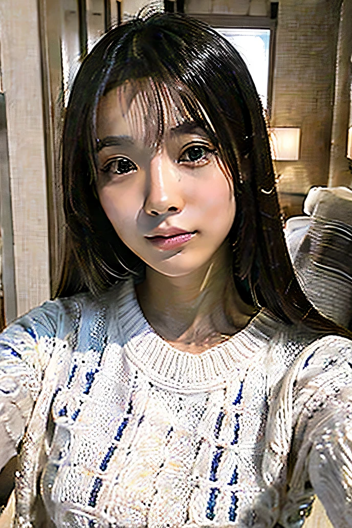 young japanese woman、Self snap