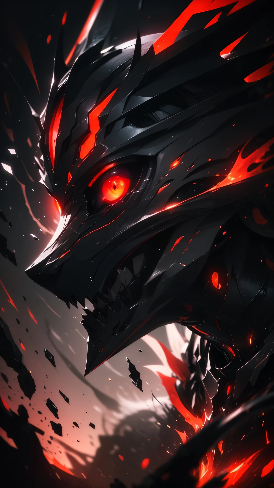 Masterpiece, Best quality, High quality,(A dark invisible creature，It has a dark red glow and red eyes，Surrounded by darkness:1.2), (In profile), (Darkness:1.2), abstraction, abyssal, award winning photography, Depth of field, hdr, Extremely detailed, trending on artstationh, trending on CGSociety, Intricate, High detail
