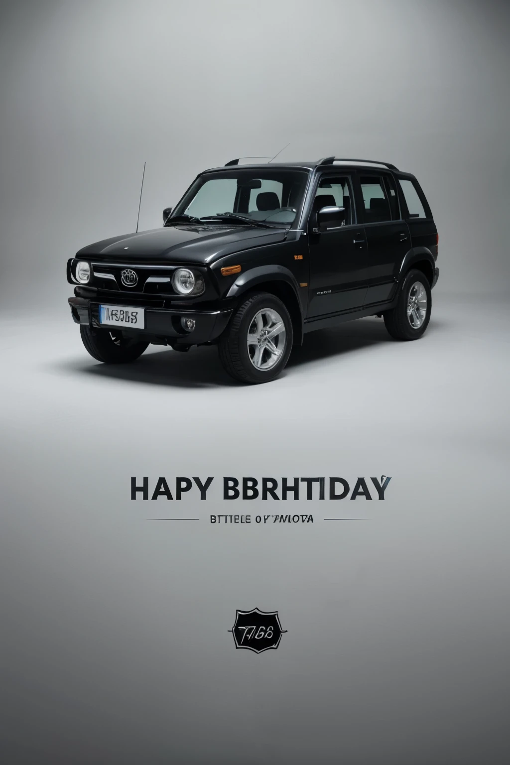 create a birthday logo for the Toyota Kijang car community "JOGMATIS 10th" depicting the spirit of unlimited brotherhood in a simple classic style