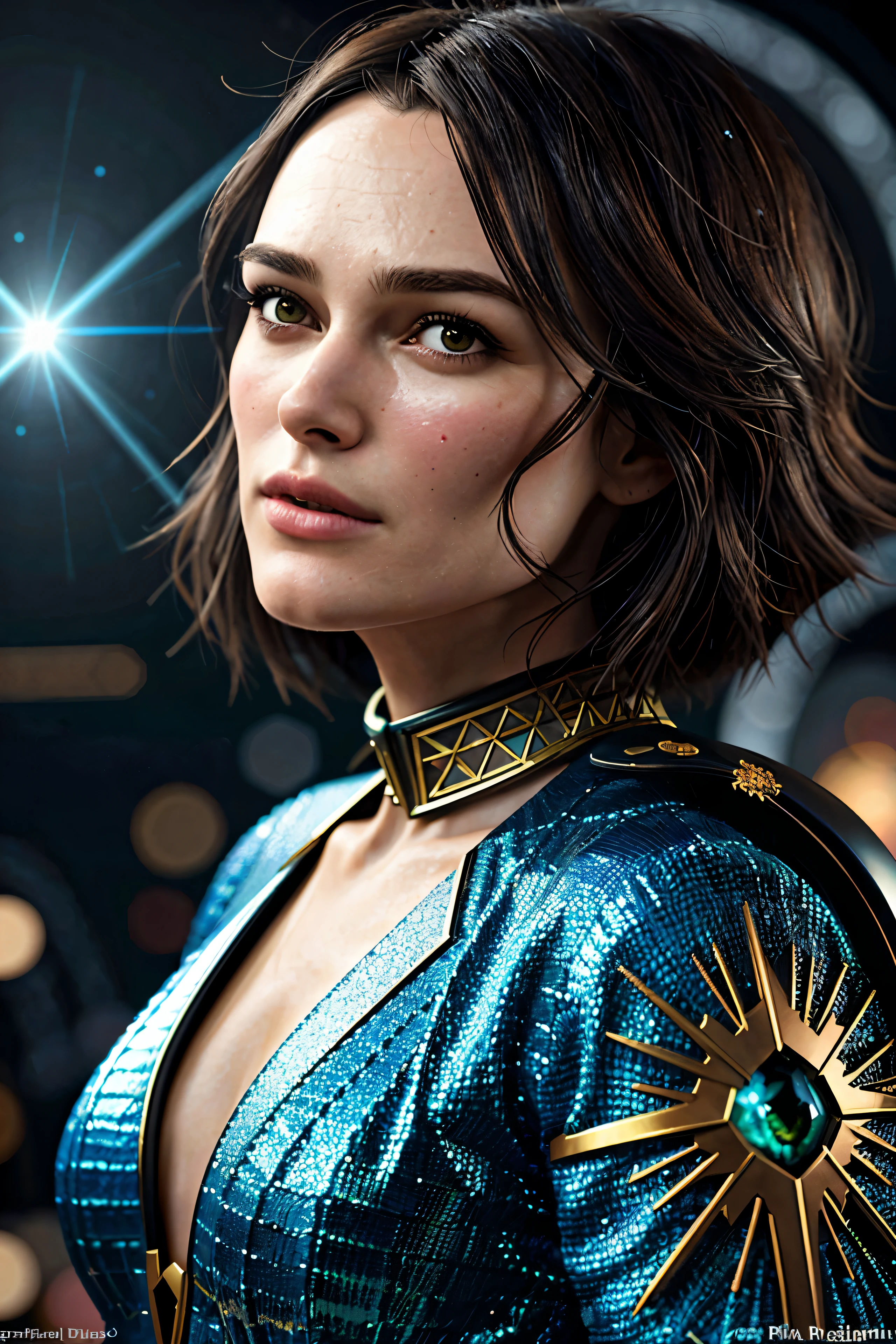 Looks like Keira Knightley, Fragmented Supernova - Fractured Shards of Crumbling Beauty" Beautiful; Voxel Fractals; Decadent; Hyper Detailed; Cubic; Complex; Fragments; shatterd,Surreal; Eldritch; Deep Colours; Cinematic; 8K; Photorealistic; By Tom Bagshaw; Ryohei Hase; Junji Ito; Sandra Chevrier; Beeple; Ralph Horsley; Roberto Ferri; Michael Kaluta; Victor Adame Minguez; Todd McFarlane; Alphonse Mucha; Erik Johansson. Octane Render; SFX; Ambient Occlusion; Photorealistic