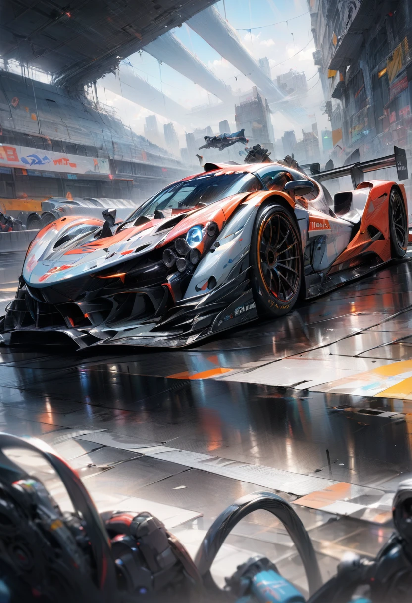 racing car toy, children, (best quality, masterpiece, perfect composition, very aesthetic, ultra-detailed, intricate details:1.3)