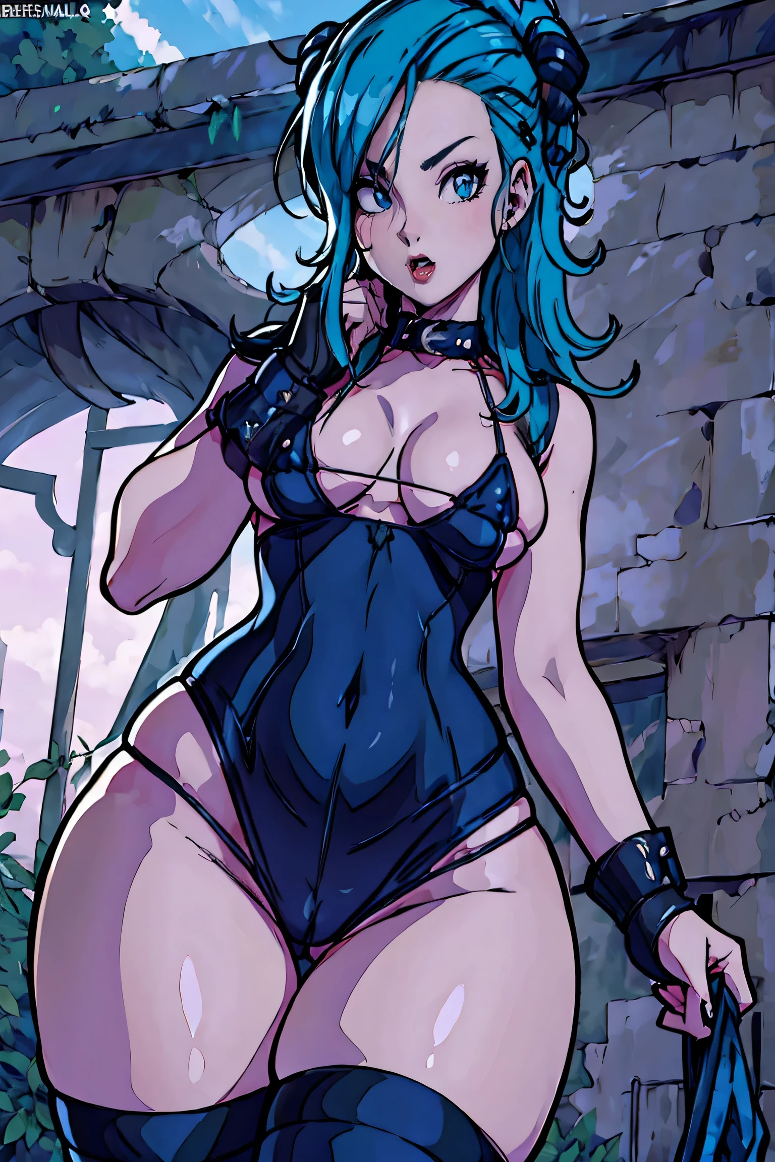 Mujer muy hermosa, , vigilante, dyed blue hair, pelo temido, rastas, Ropa de cuero sexoy, senos grandes, estilo cyberpunk, Detalles realistas, sexoy, retrato, mal, punk Rock, rebelde, sexoy, Toma de cuerpo completo, tetas perfectas, NSFW, sexo, lascivo, wet, bdsm, intercorse, 2 chicas, conmovedor, besar, lamer, soga, nudo, caliente, masturbarse, Make eye contact with the camera., micro bikini, escote,、Los detalles del iris de la pupila son muy sorprendentes、Extremidades sin roturas.、adolescente blanca、Boca naturalmente cerrada、Areola natural、natural 、ojos fijos、cuerpo natural、Slightly baby facfemenino、cuerpo femenino、con cara redonda、a small face、mejillas suaveirando a la camara、cuerpo completosbian、desapego、Rostro equilibrado、Estrabismo ligeramente interno、pecas, punk, punk te hace, cara pervertida, ecchi, godo, Death metal, demonic, cuernos reales retorcidos, tetas, tetas de gota, Marina Mui