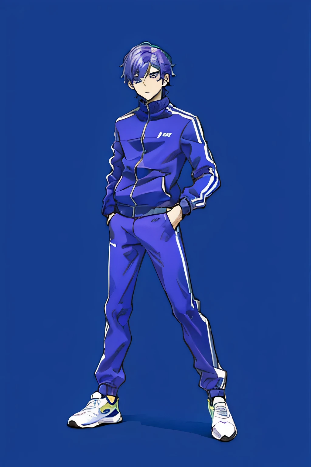 male　Purple Tracksuit