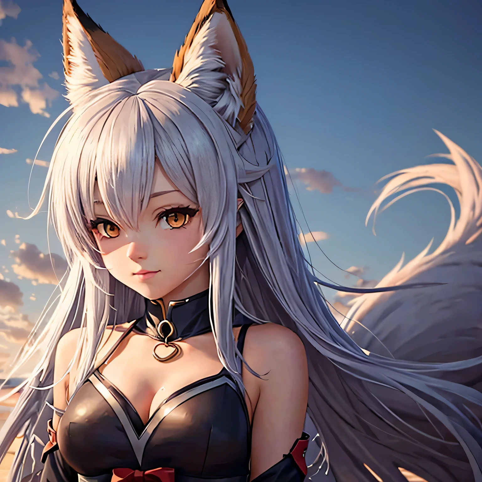 Art fox girl