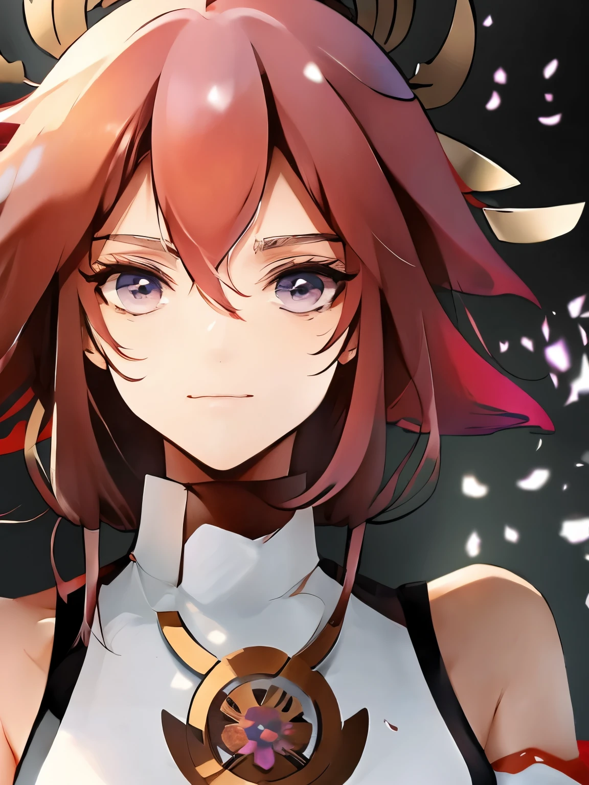 Anime, corpo inteiro, fundo simples, com seios grandes
