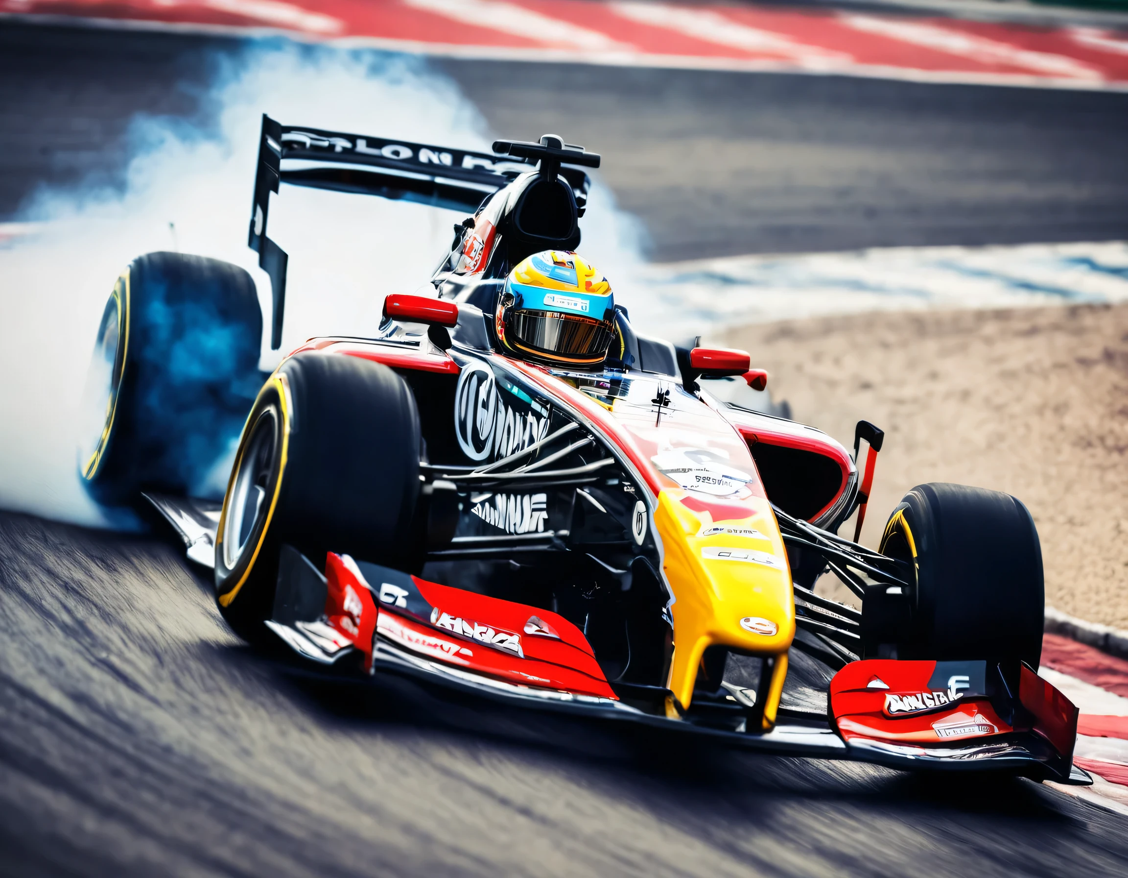 Racing, Formula Car, Racing Drift, Corner Drift, Dynamic Angle, Racing Angle, F1 Car, Dynamic Background Blur, Best Angle, Wonderful Moments